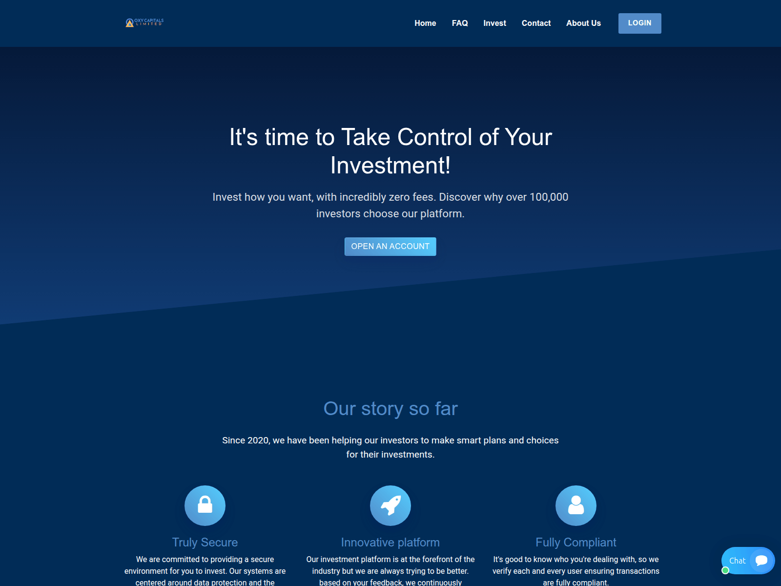Screenshot of oxycapitalsltd.com