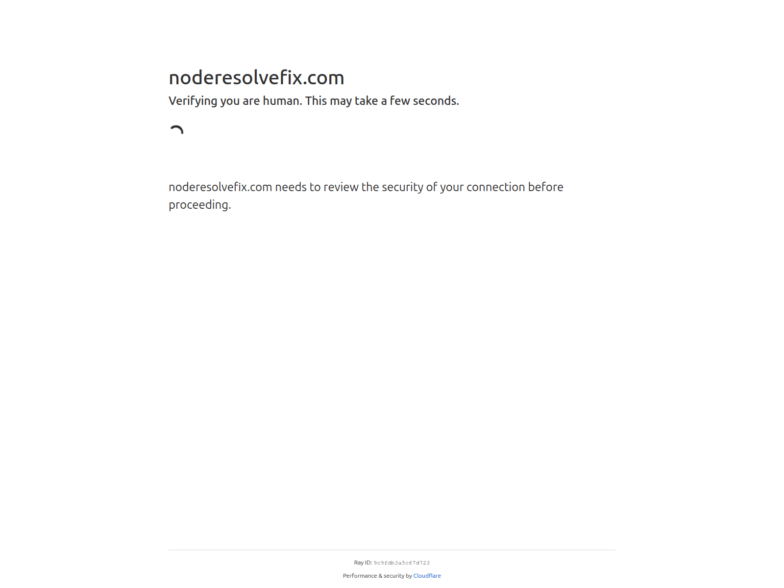 Screenshot of noderesolvefix.com