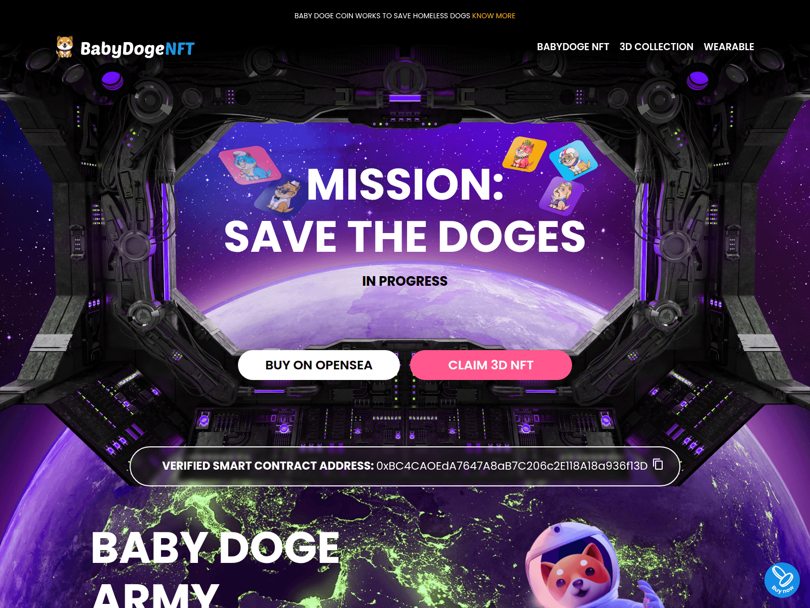 Screenshot of nft-soldout-page.pages.dev