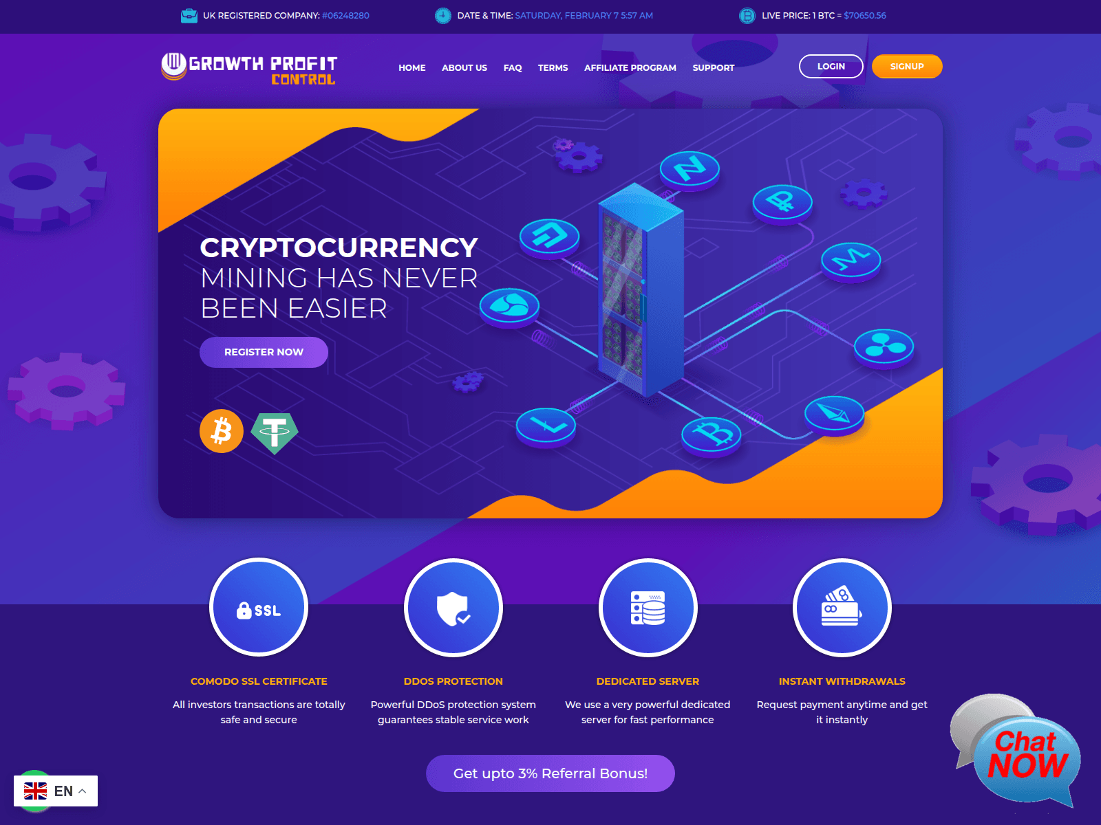 Screenshot of growthprofitscontrols.com