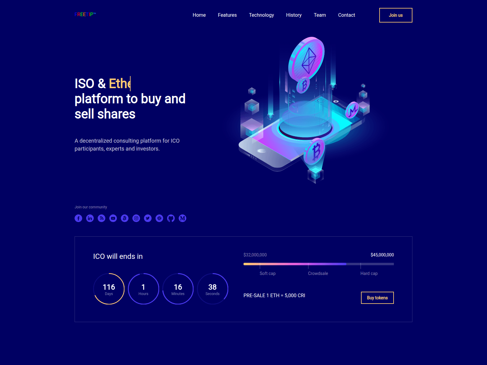 Screenshot of qbitsecure.eu