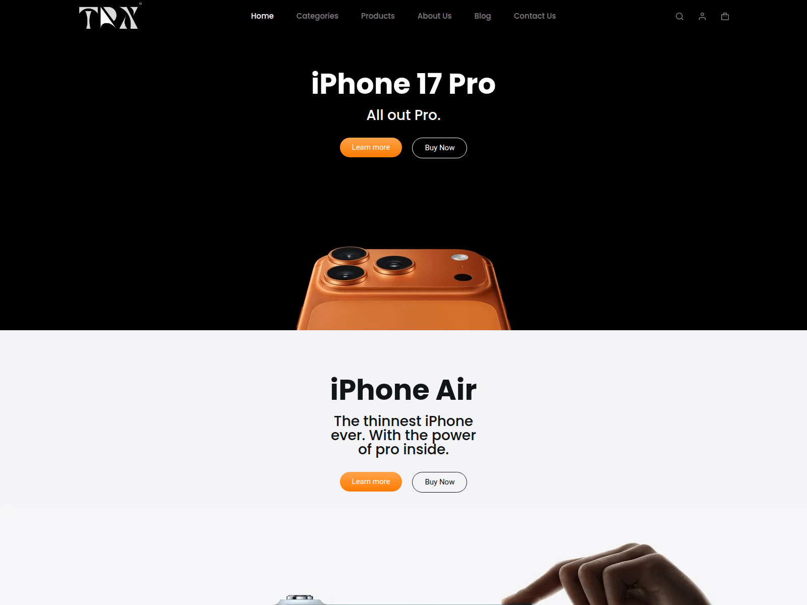 Screenshot of trxuae.com