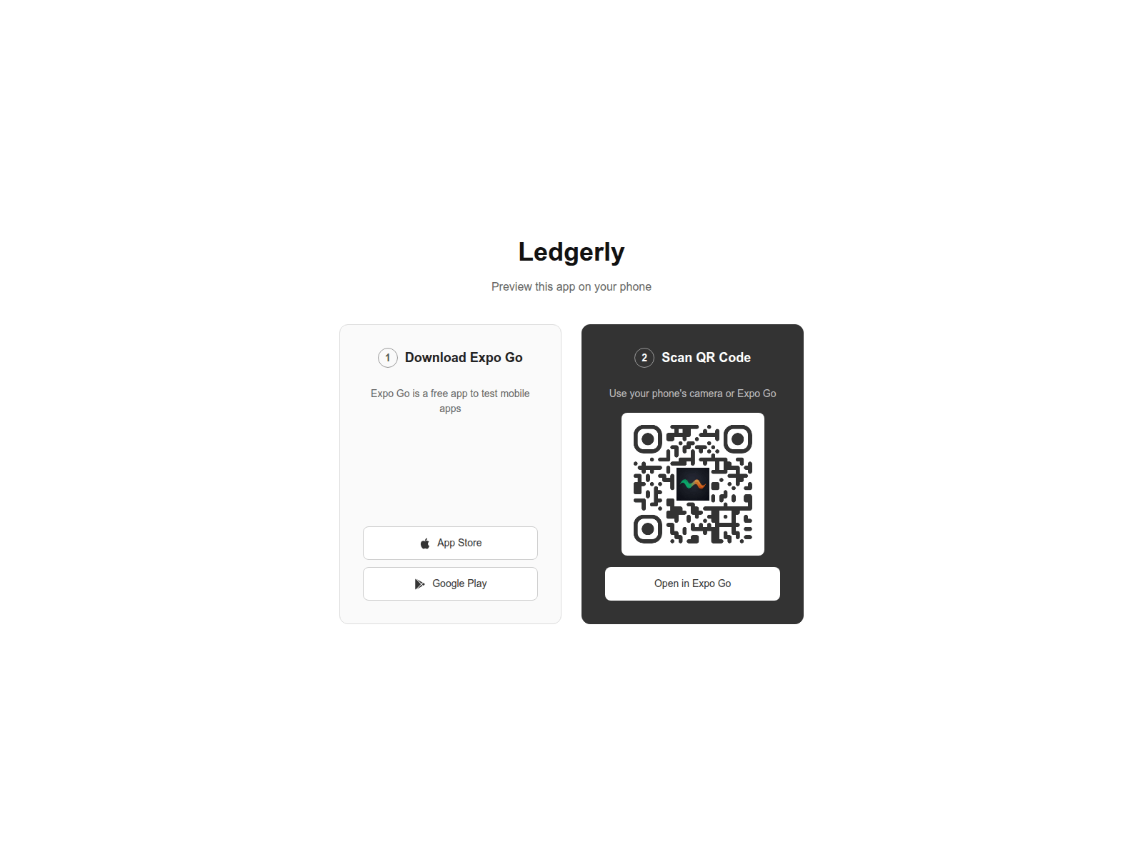 Screenshot of ledgerlyapp.live