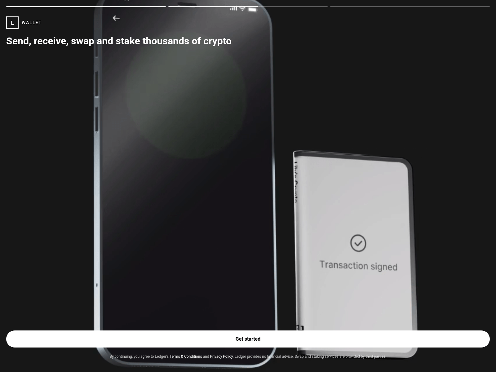 Screenshot of ledgeren.live