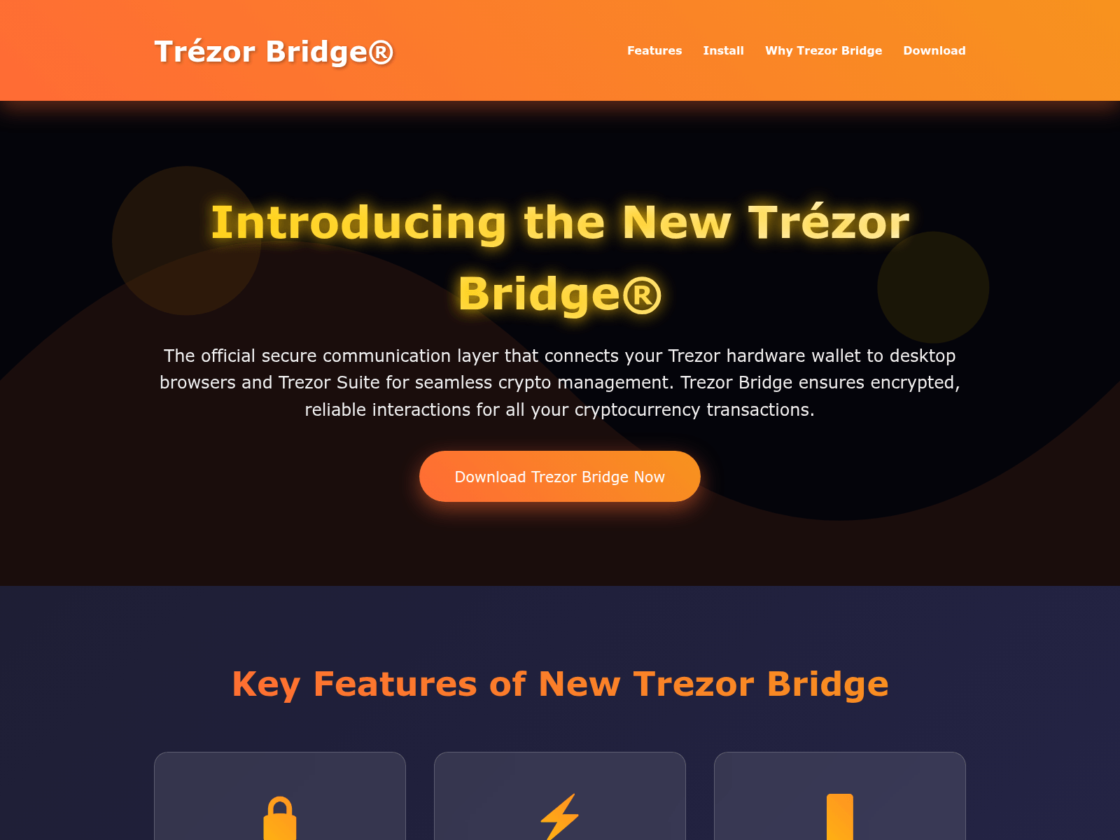 Screenshot of home-bryge-trzer.wasmer.app