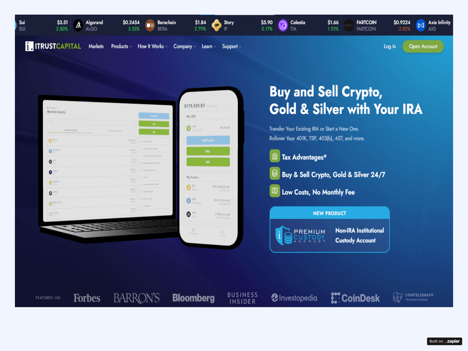 Screenshot of iitrustcapital.zapier.app