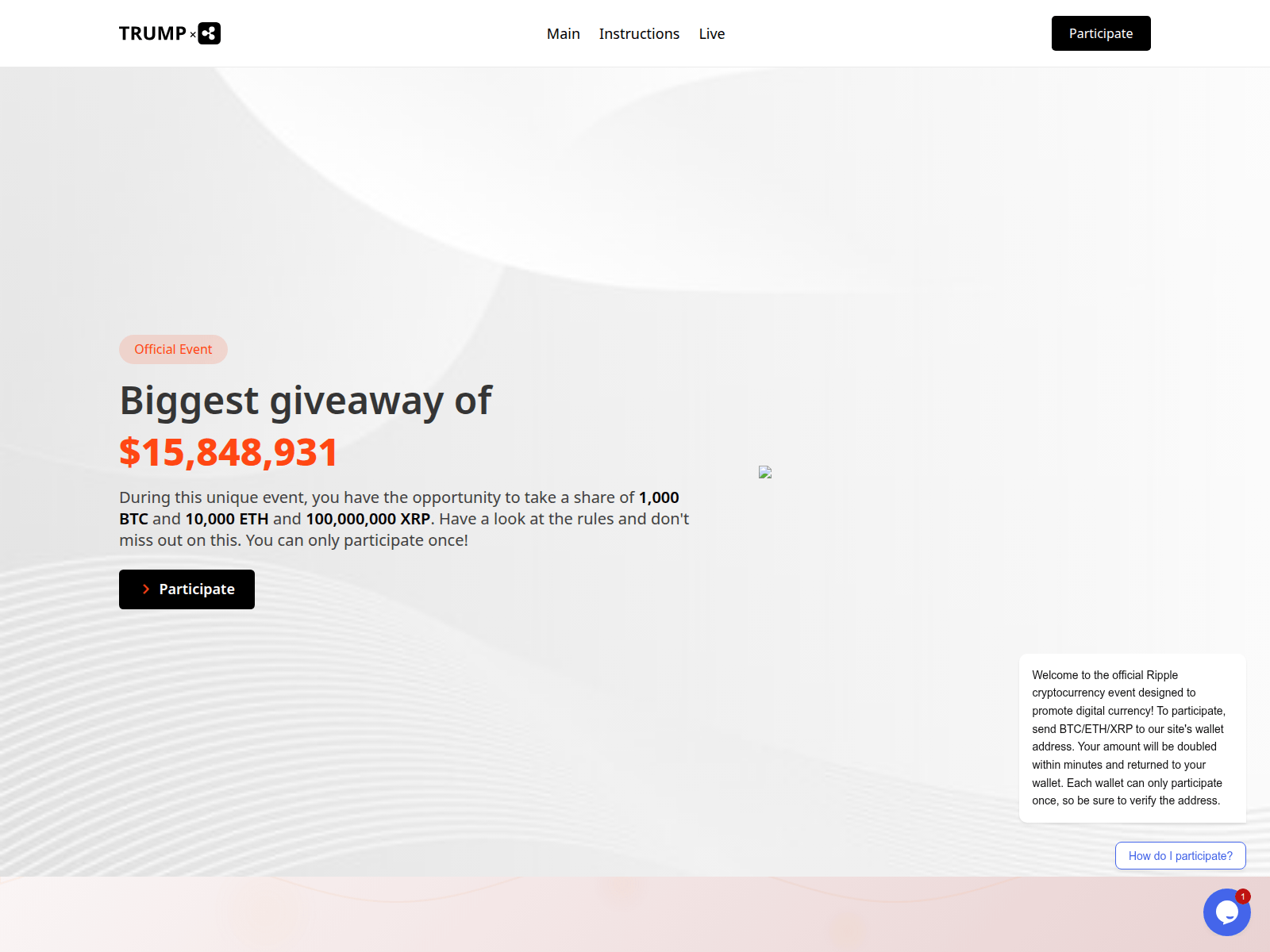 Screenshot of inctrump.com