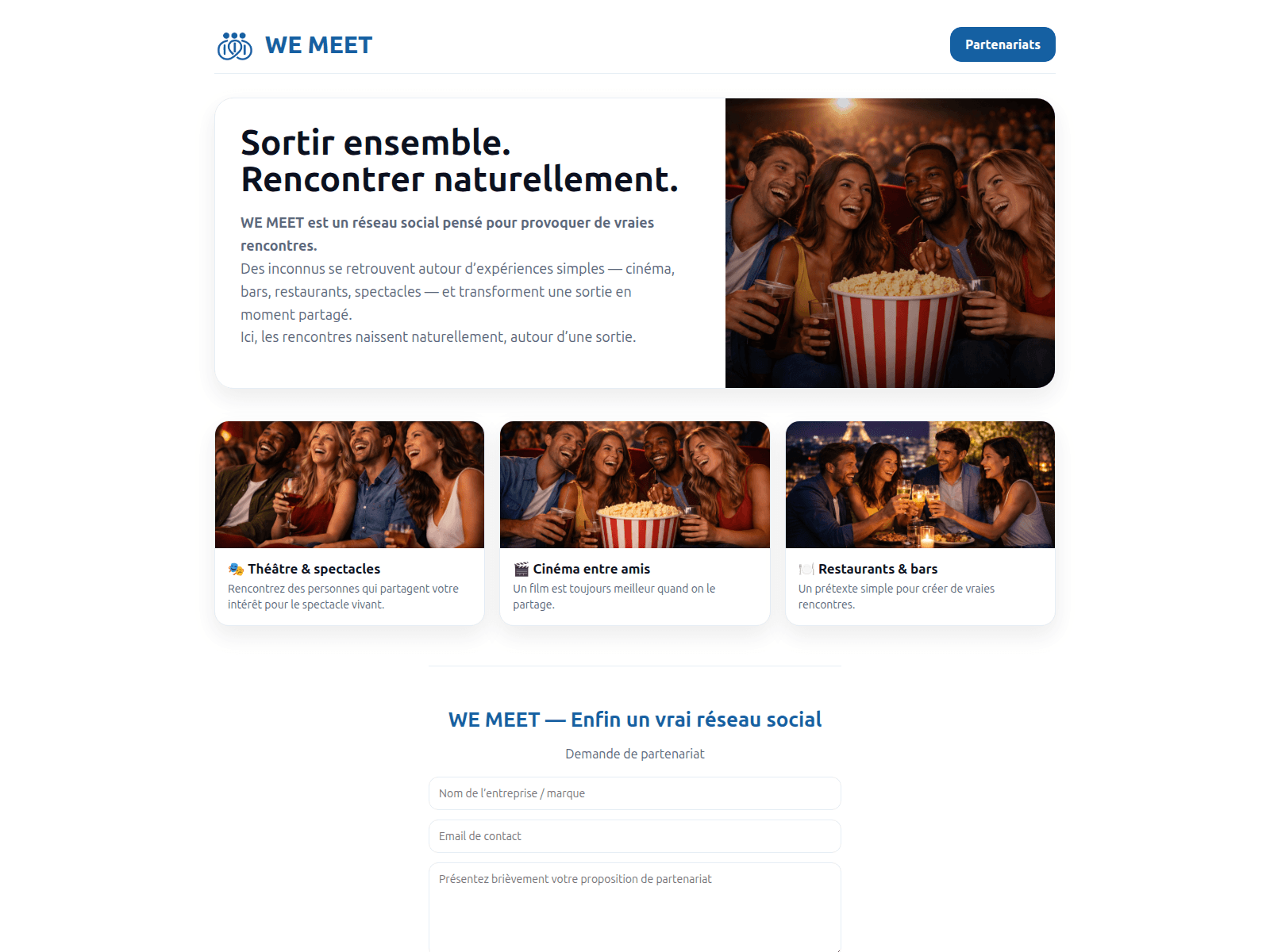 Screenshot of wemeet-app.com