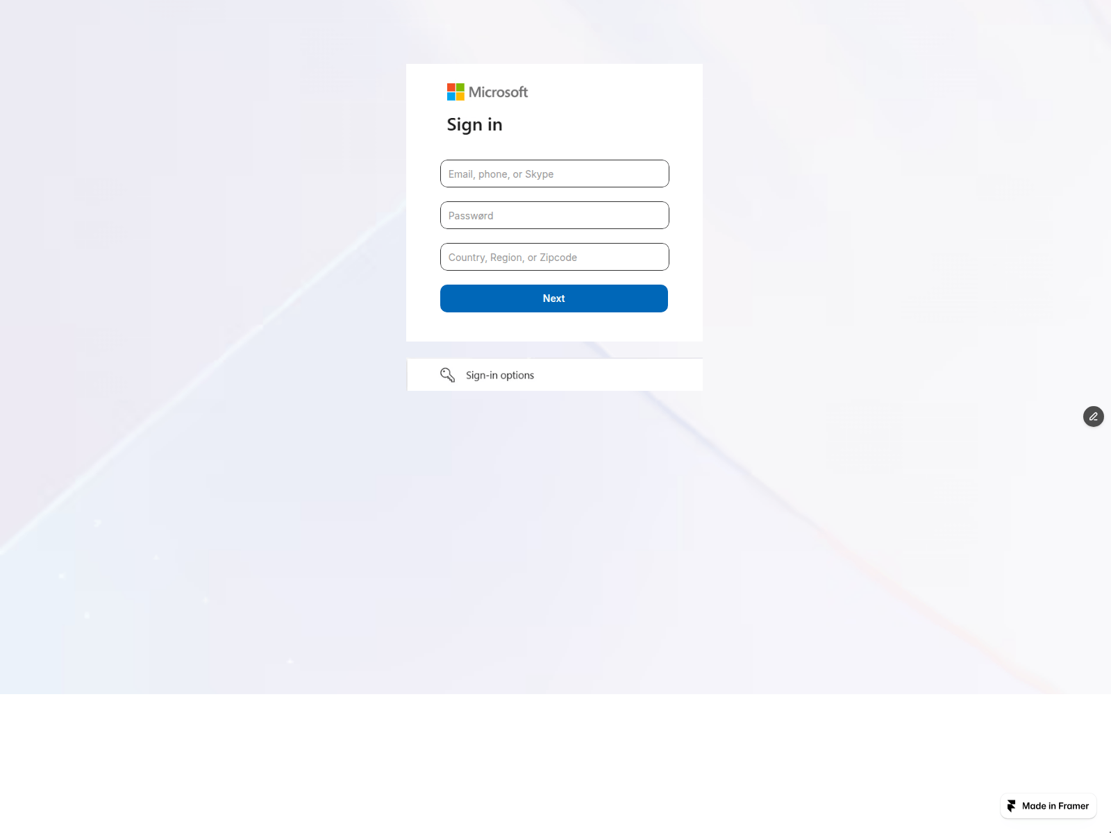 Screenshot of formal-instance-163555.framer.app