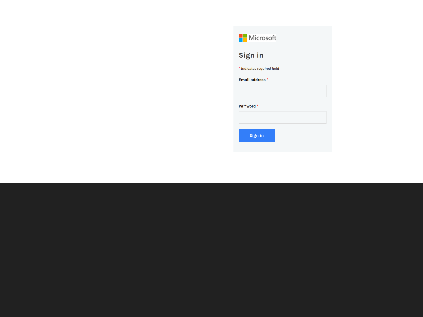 Screenshot of microsoftmailhub88.weebly.com