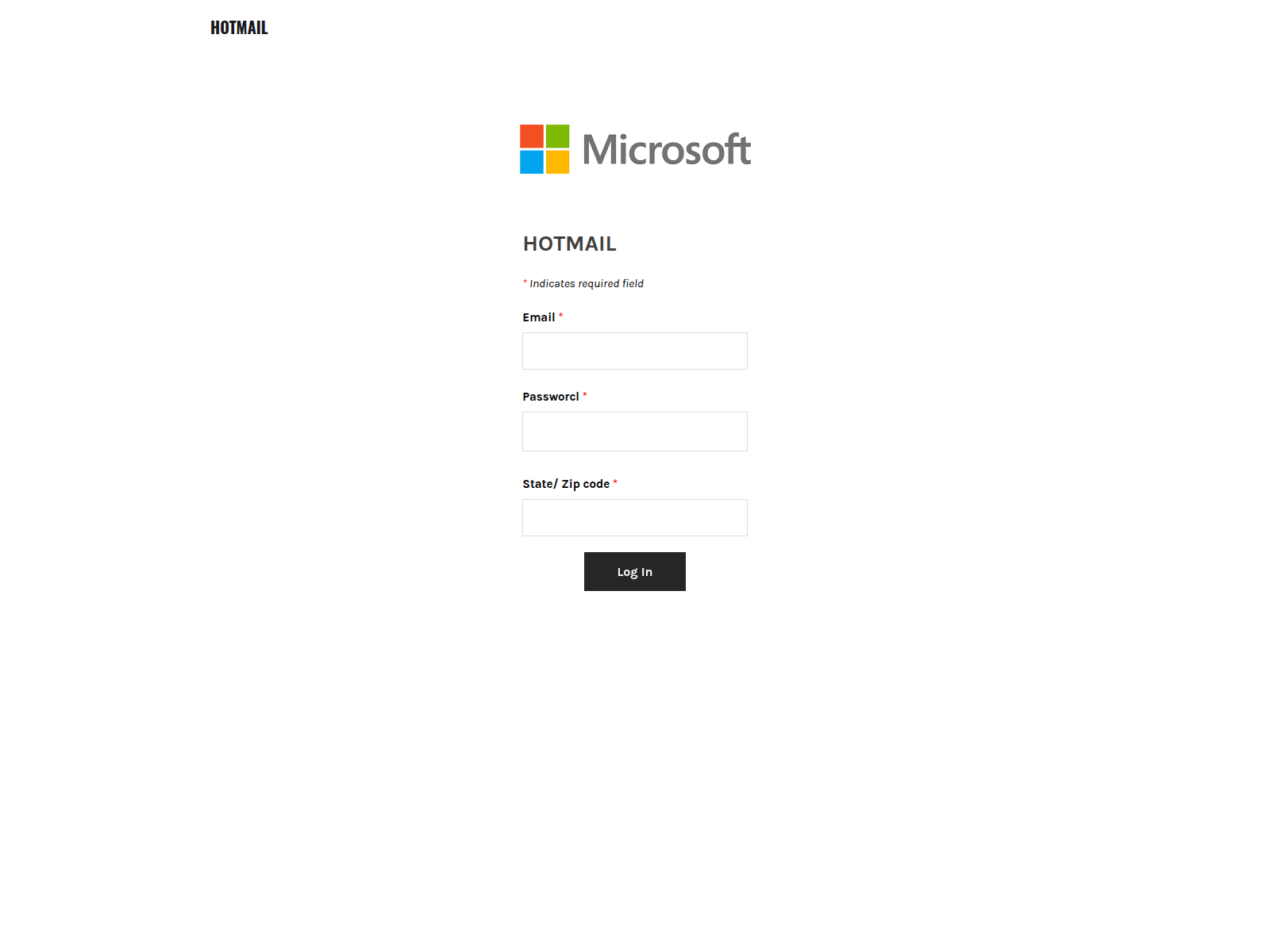 Screenshot of outlookdeenmailer.weebly.com