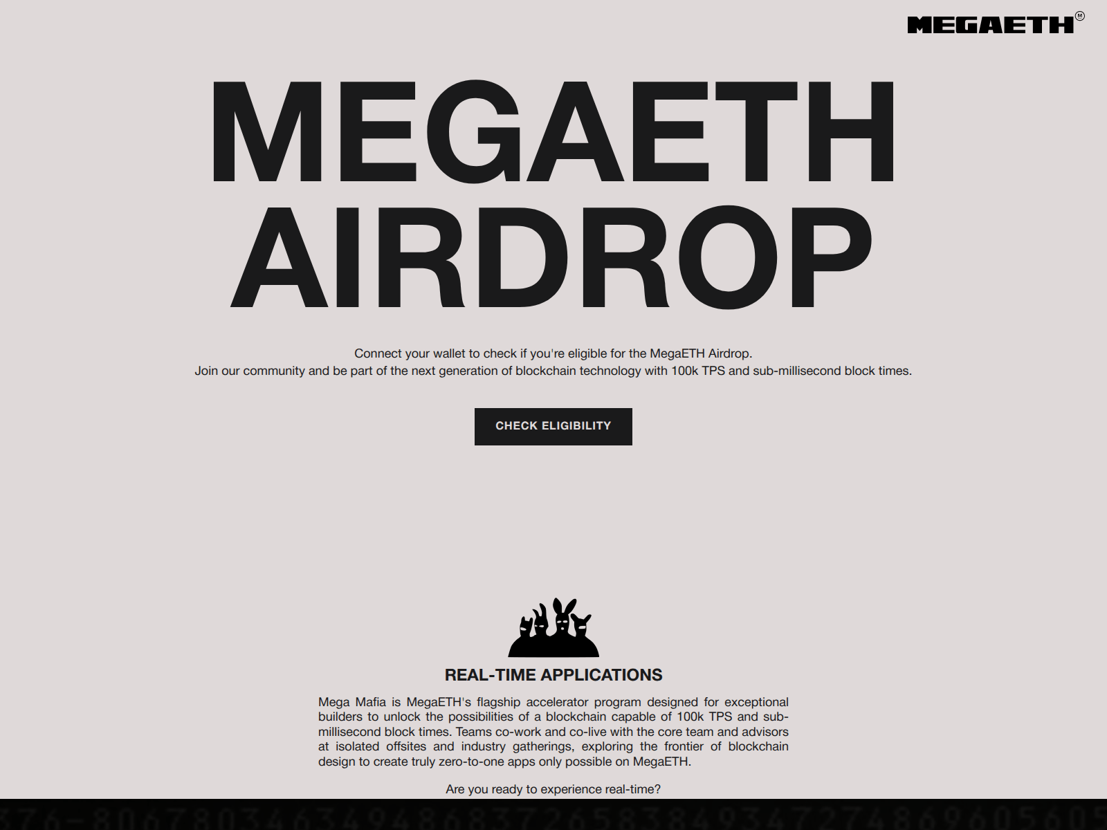 Screenshot of megaethdao.xyz