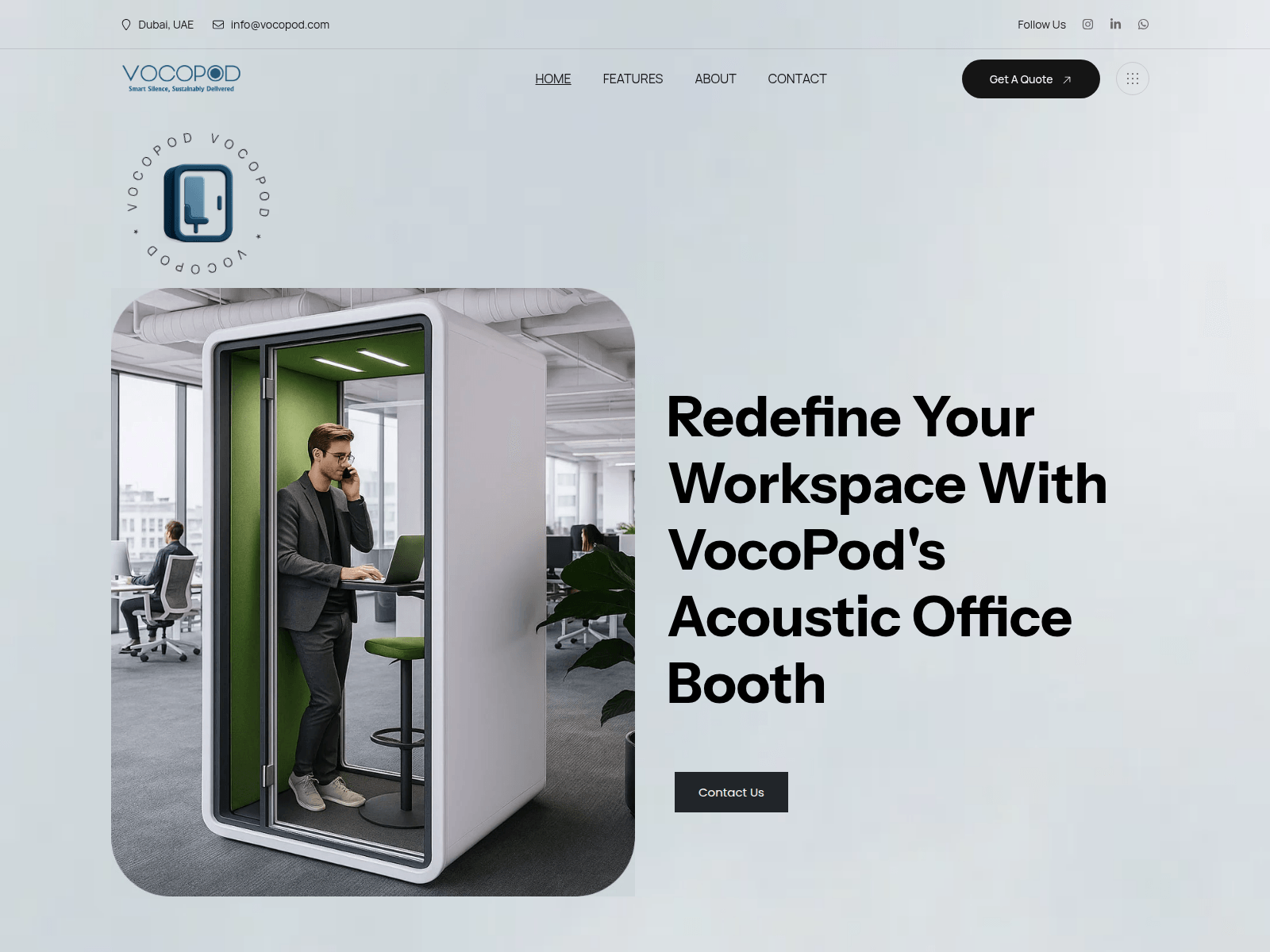 Screenshot of vocopod.com