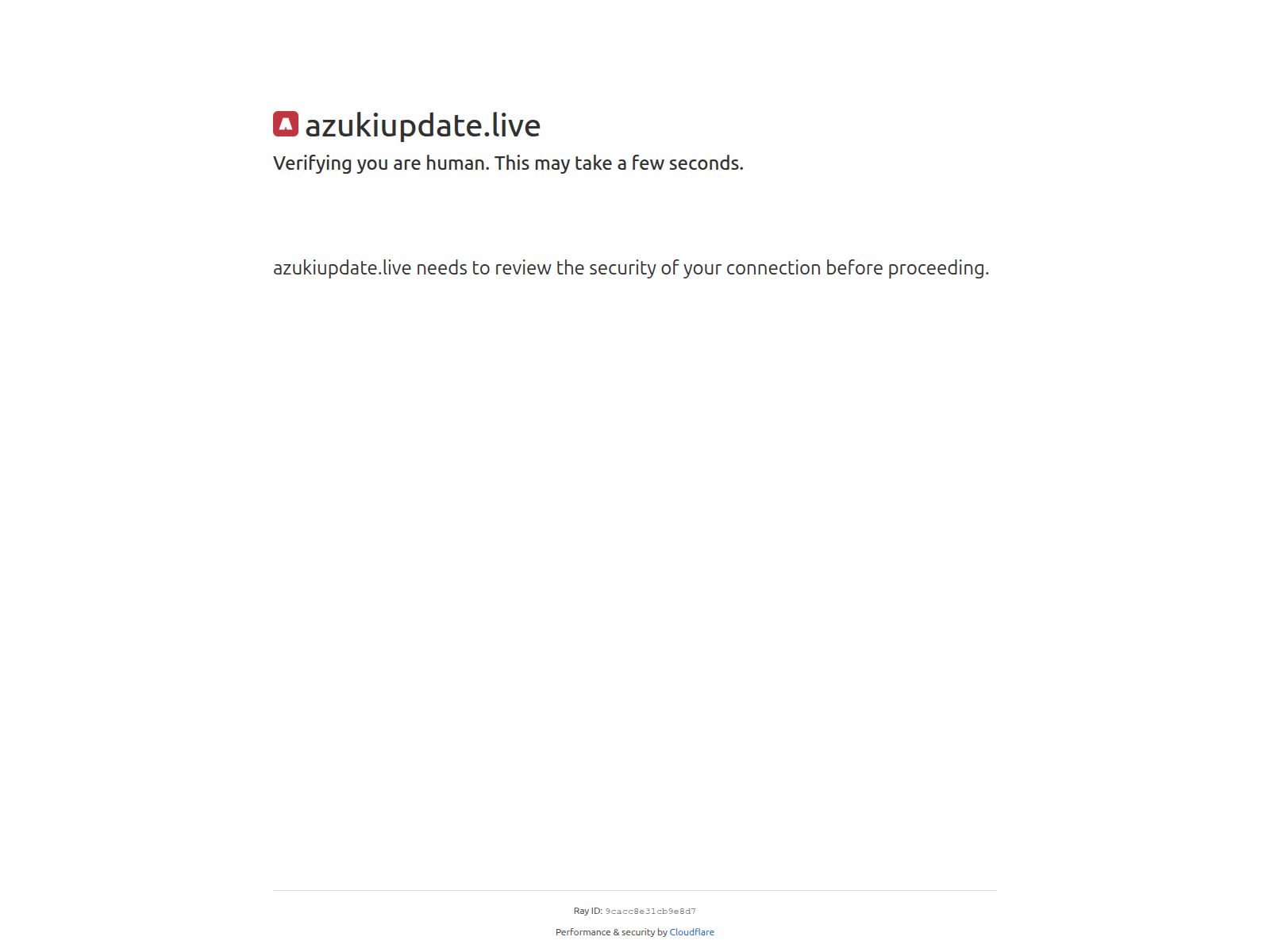 Screenshot of azukiupdate.live