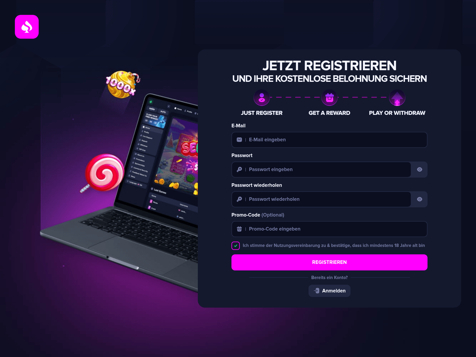 Screenshot of gamblerheaven.pro