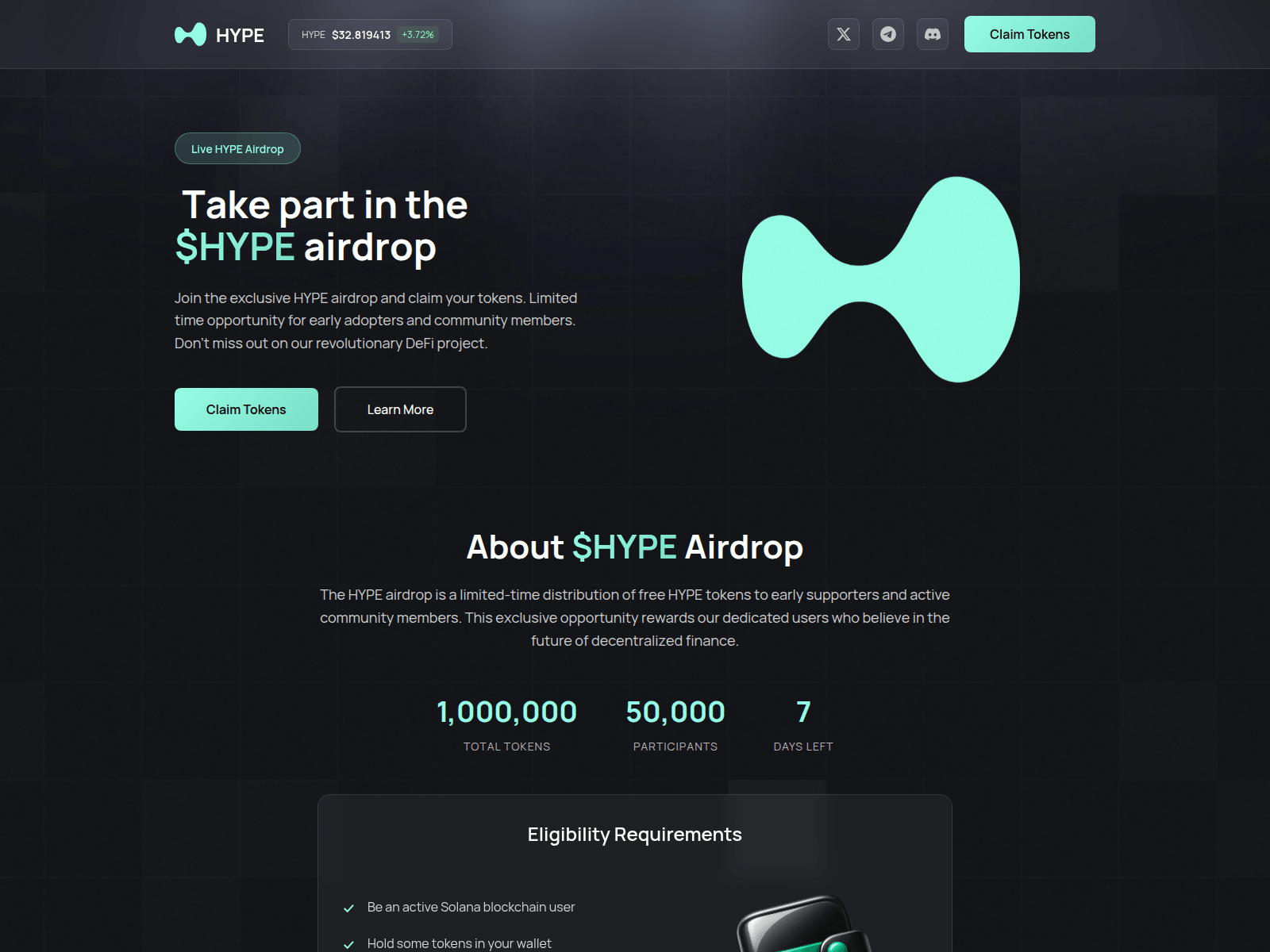 Screenshot of app.sol-hyperliquid.live