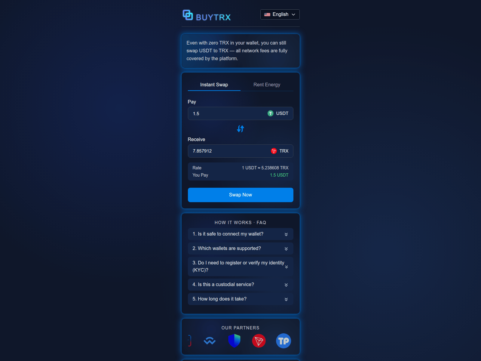Screenshot of dry-unit-6df5.buytron.workers.dev