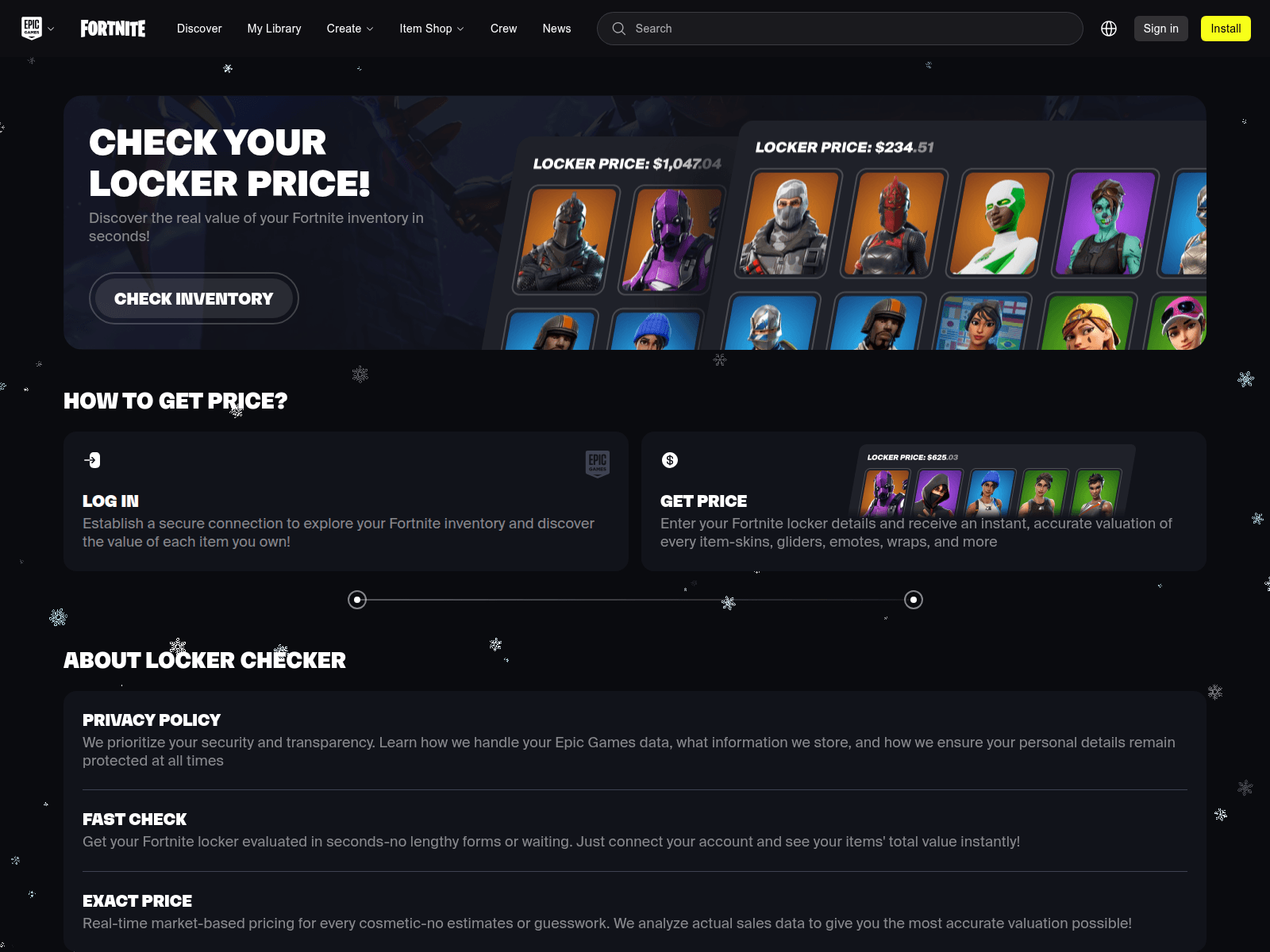 Screenshot of fortpy.com