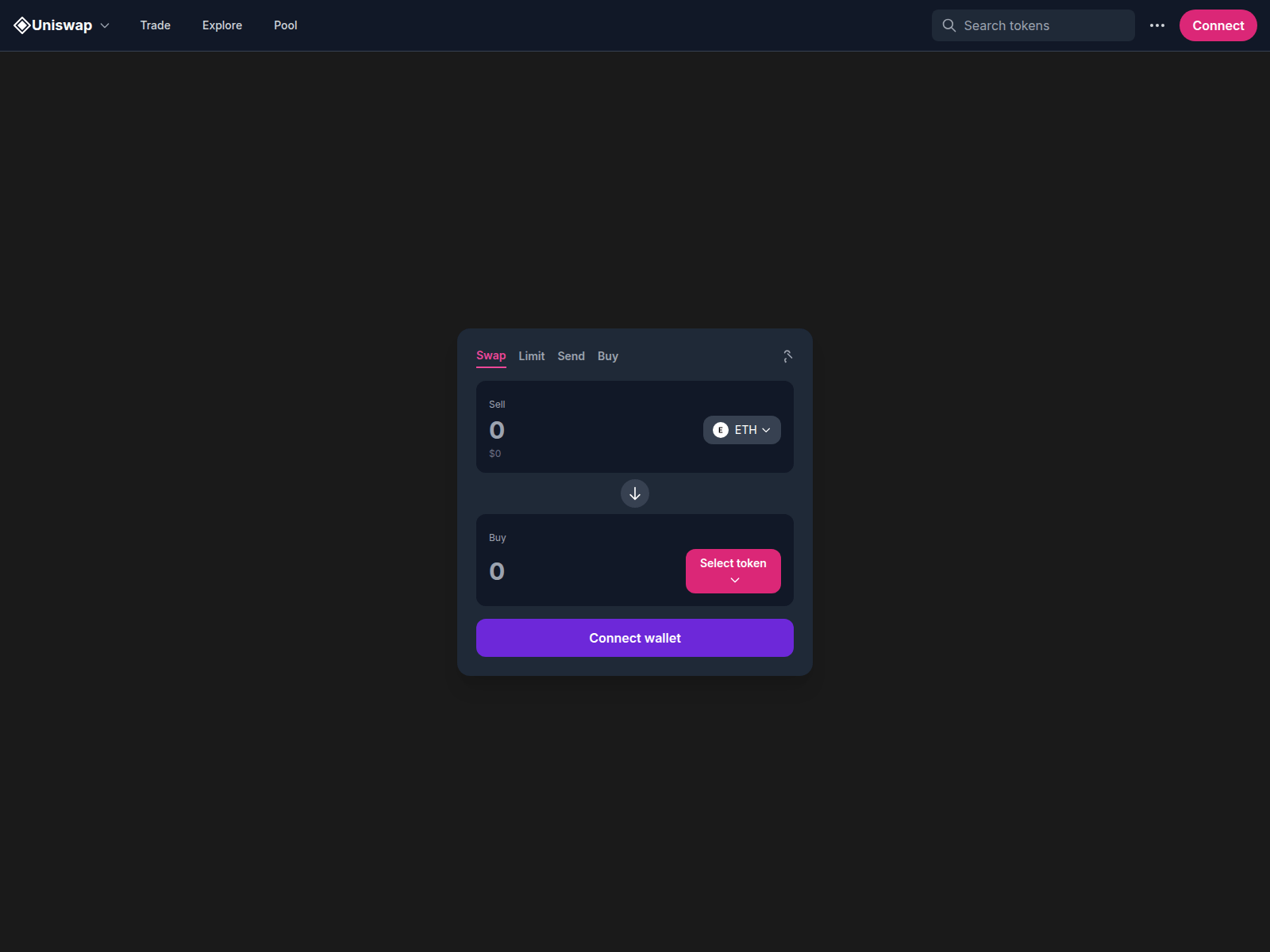 Screenshot of uiniisvwap.org