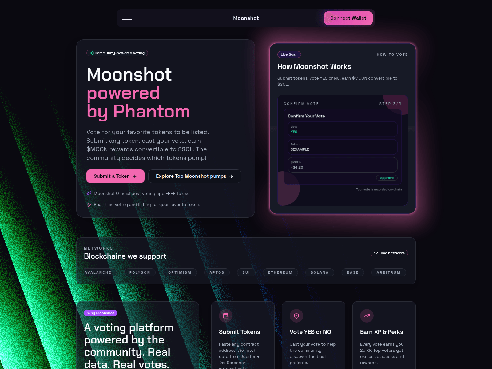 Screenshot of mooonshot-pump.com