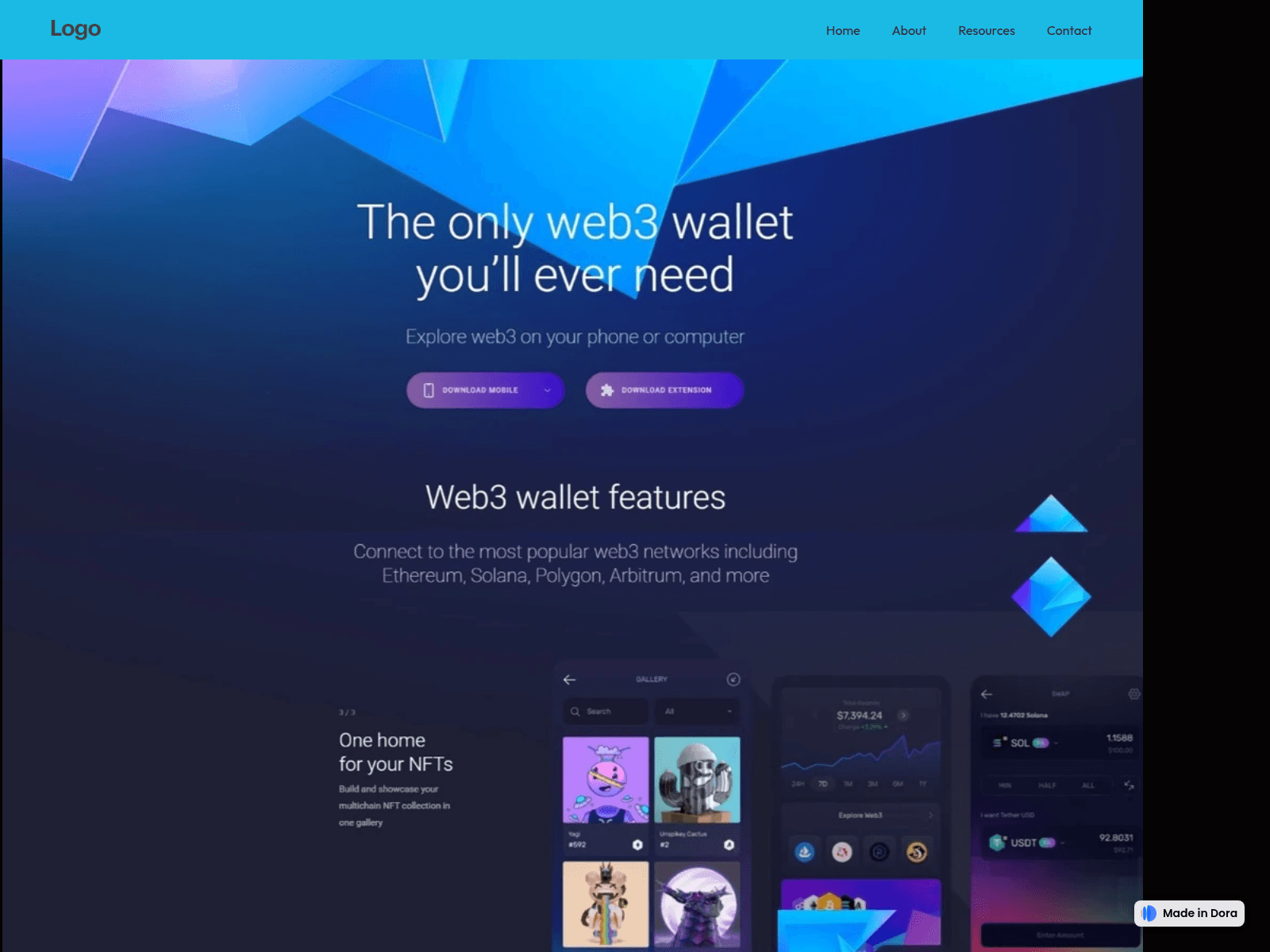 Screenshot of faq-exods-help.dora.run