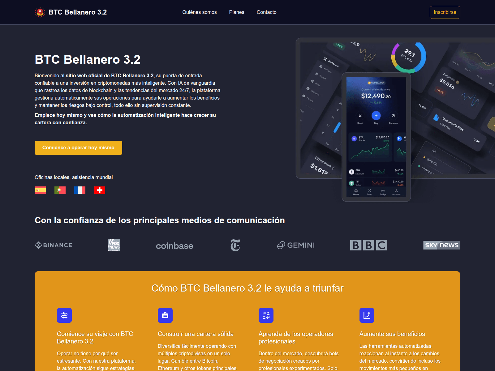 Screenshot of btcbellanero32.es