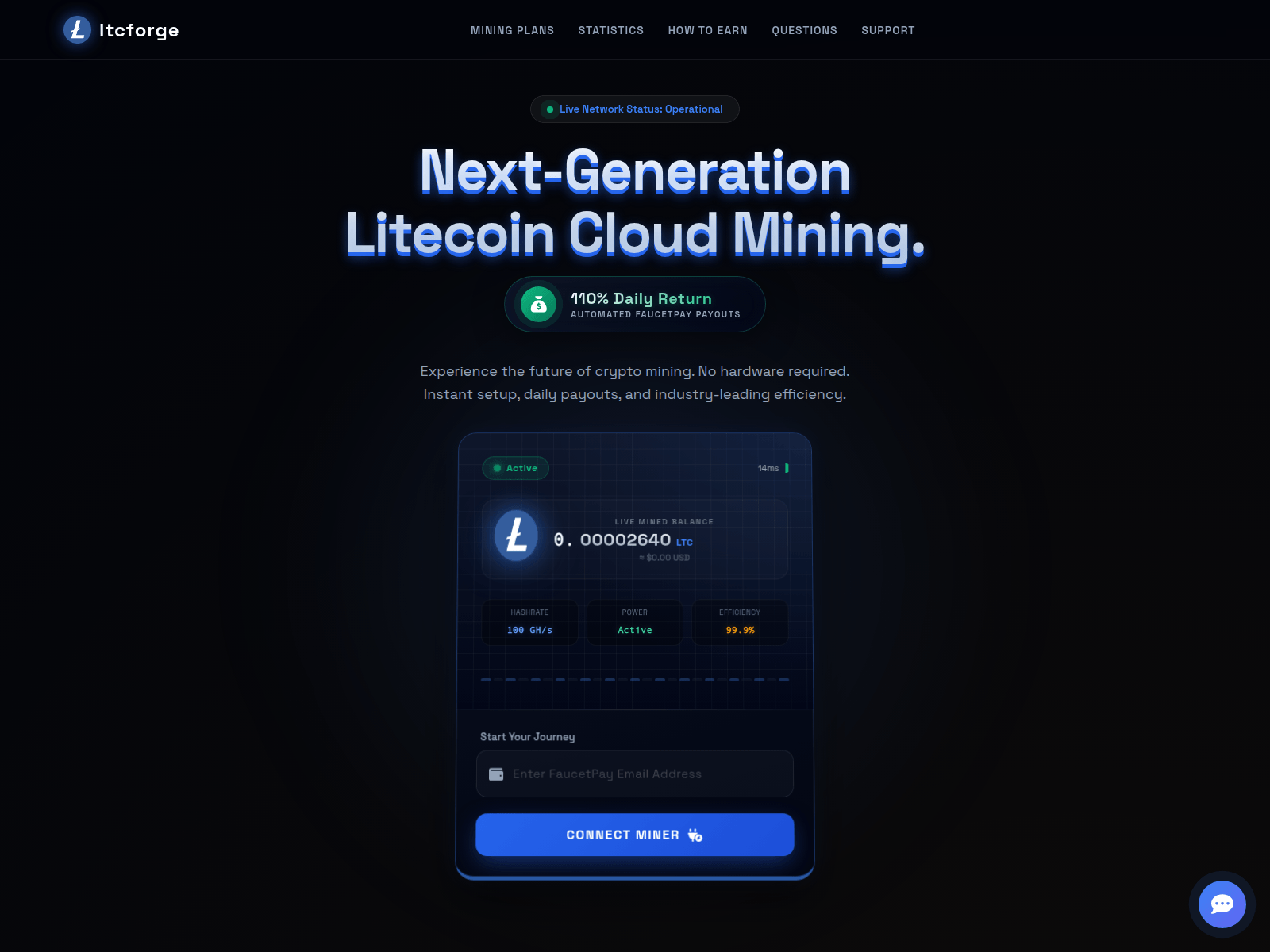 Screenshot of ltcforge.xyz