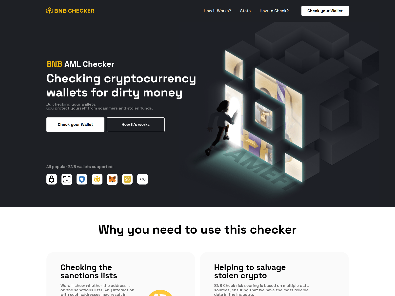 Screenshot of web3-check.ink