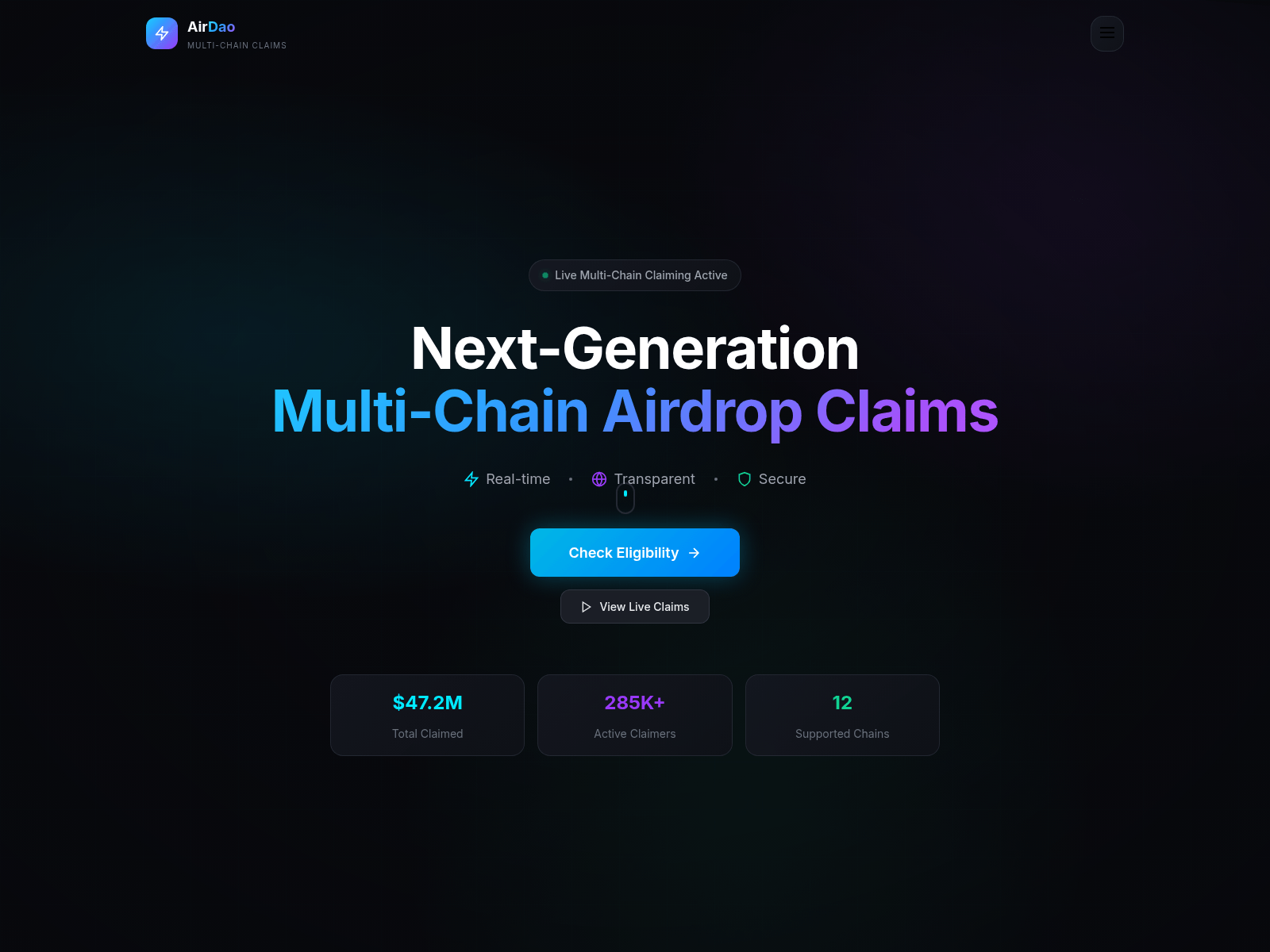 Screenshot of web3airdao.top