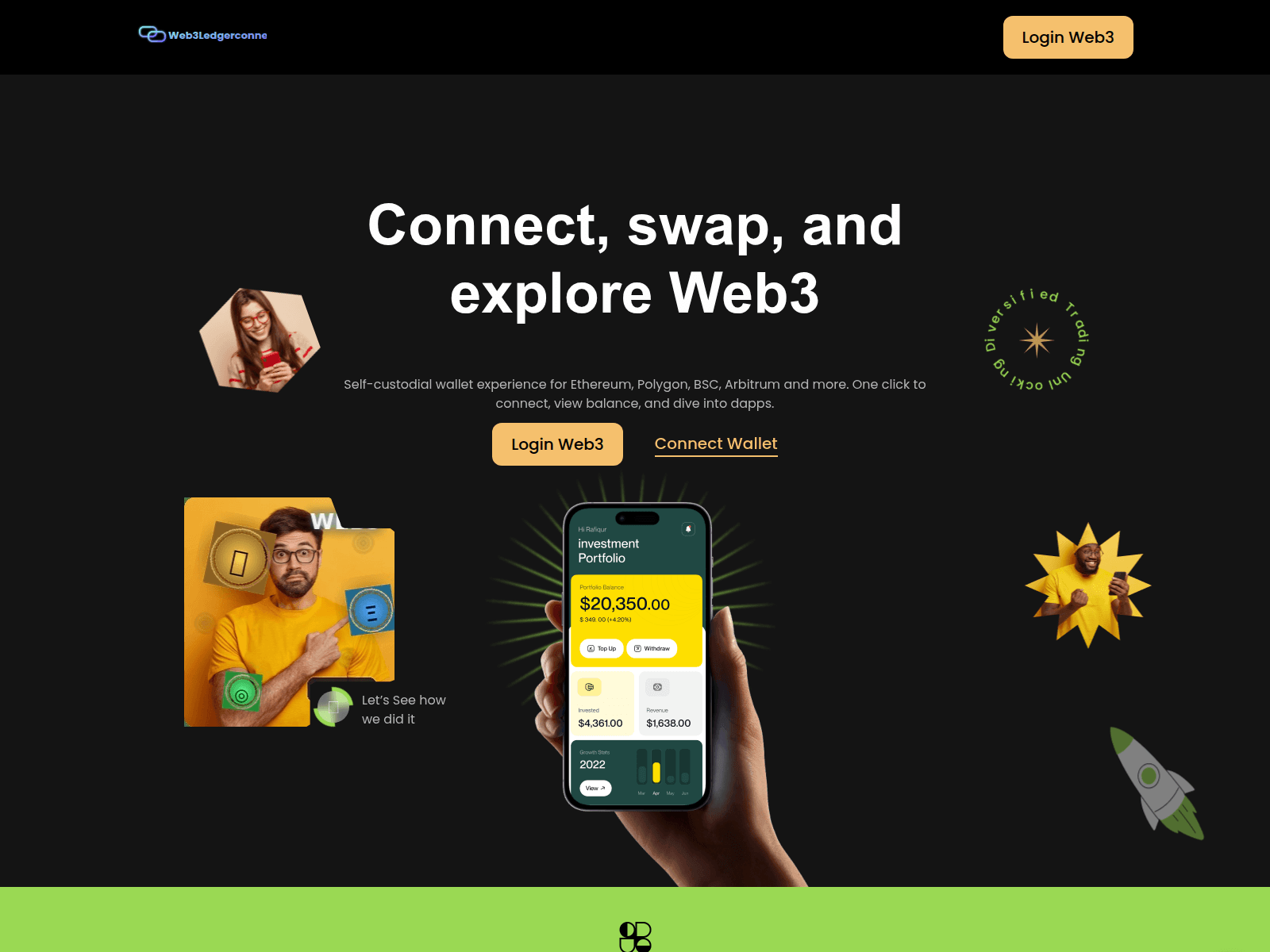 Screenshot of web3smartsvault.com