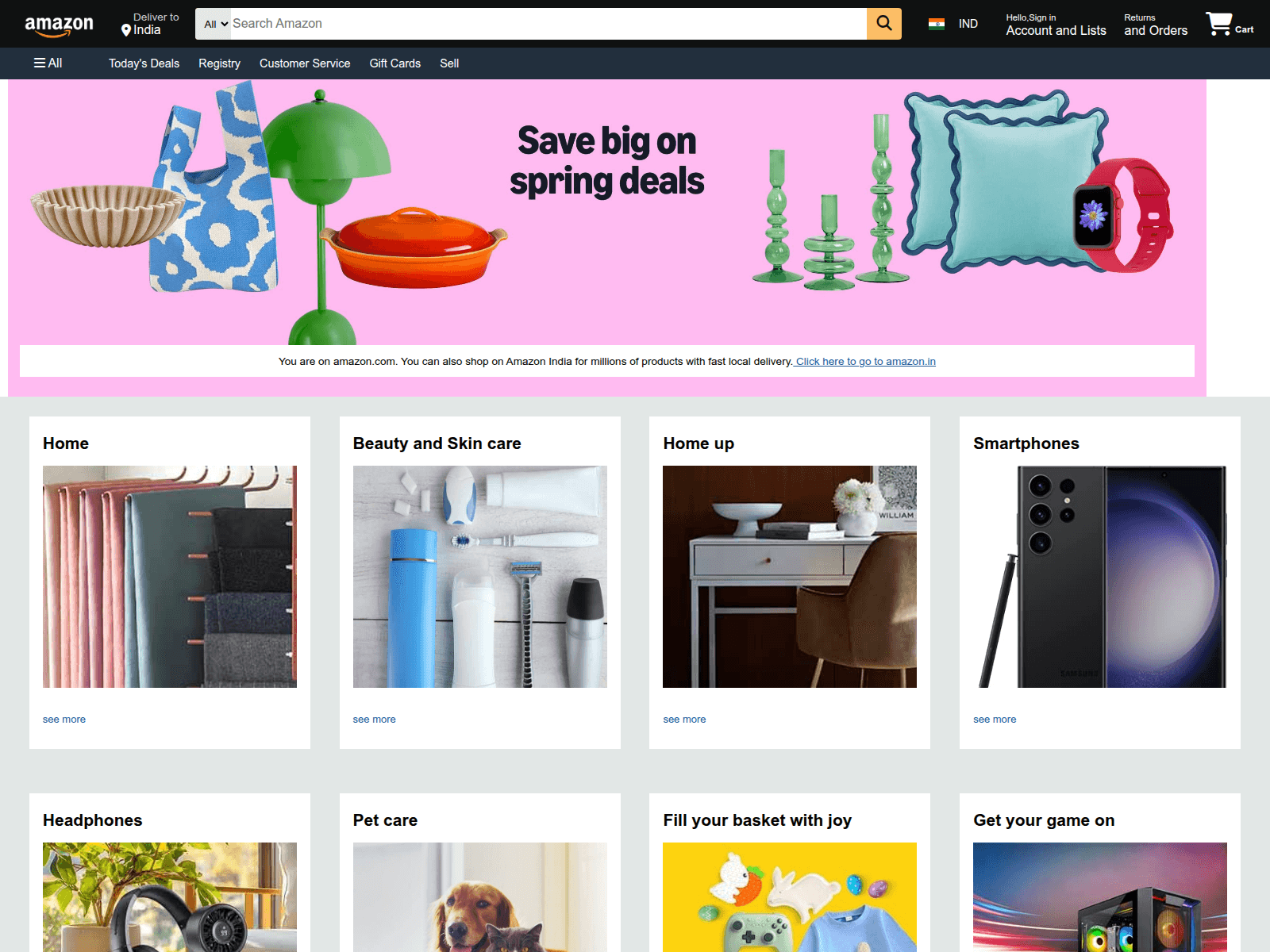 Screenshot of amazon-clone-ebon.vercel.app