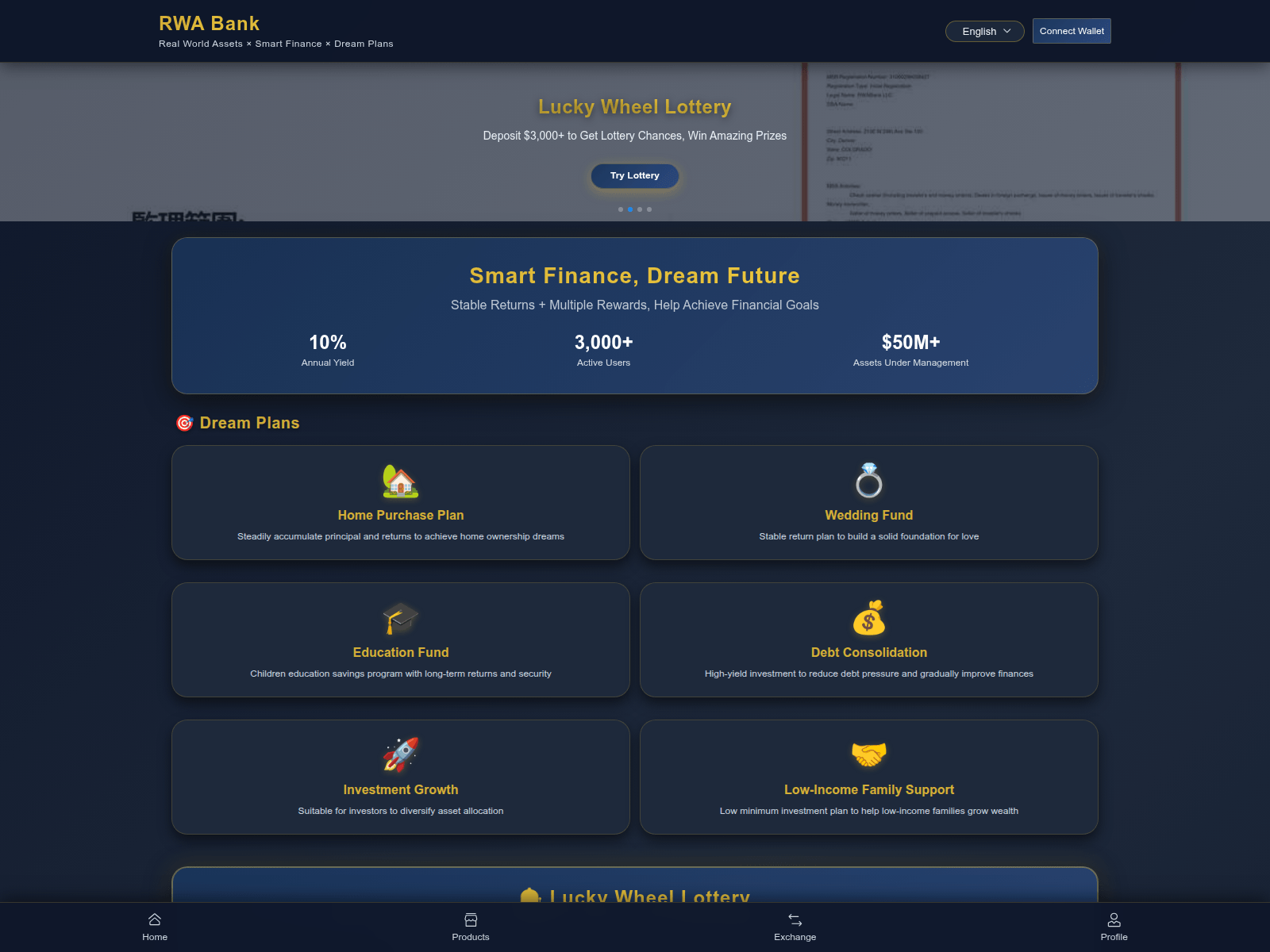 Screenshot of dapp.rwa-bank-usdt.com