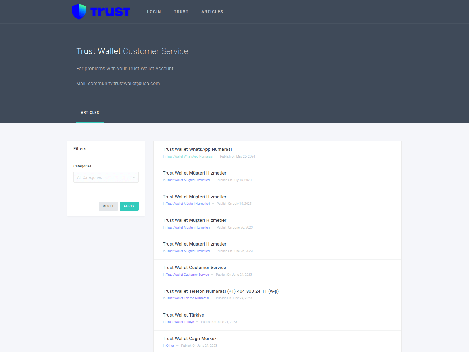 Screenshot of trustwalletmusterihizmetleri.us