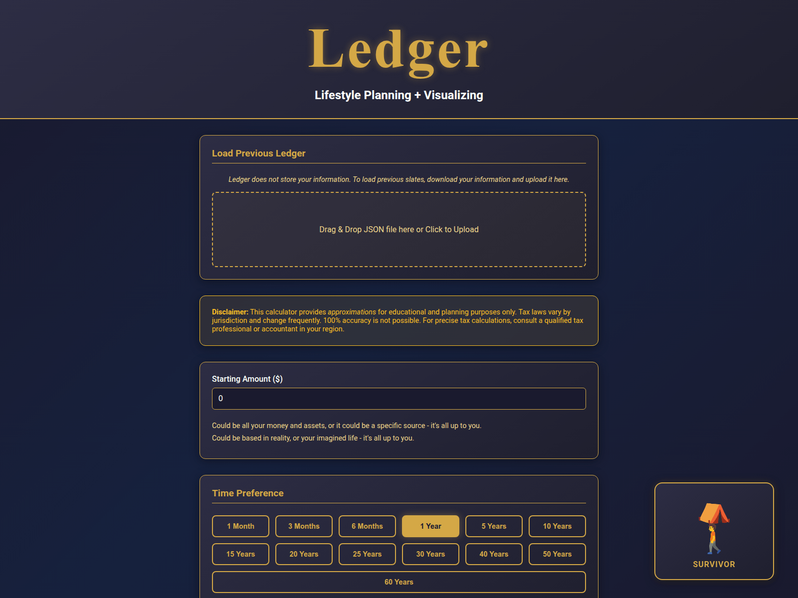 Screenshot of ledger-app.me