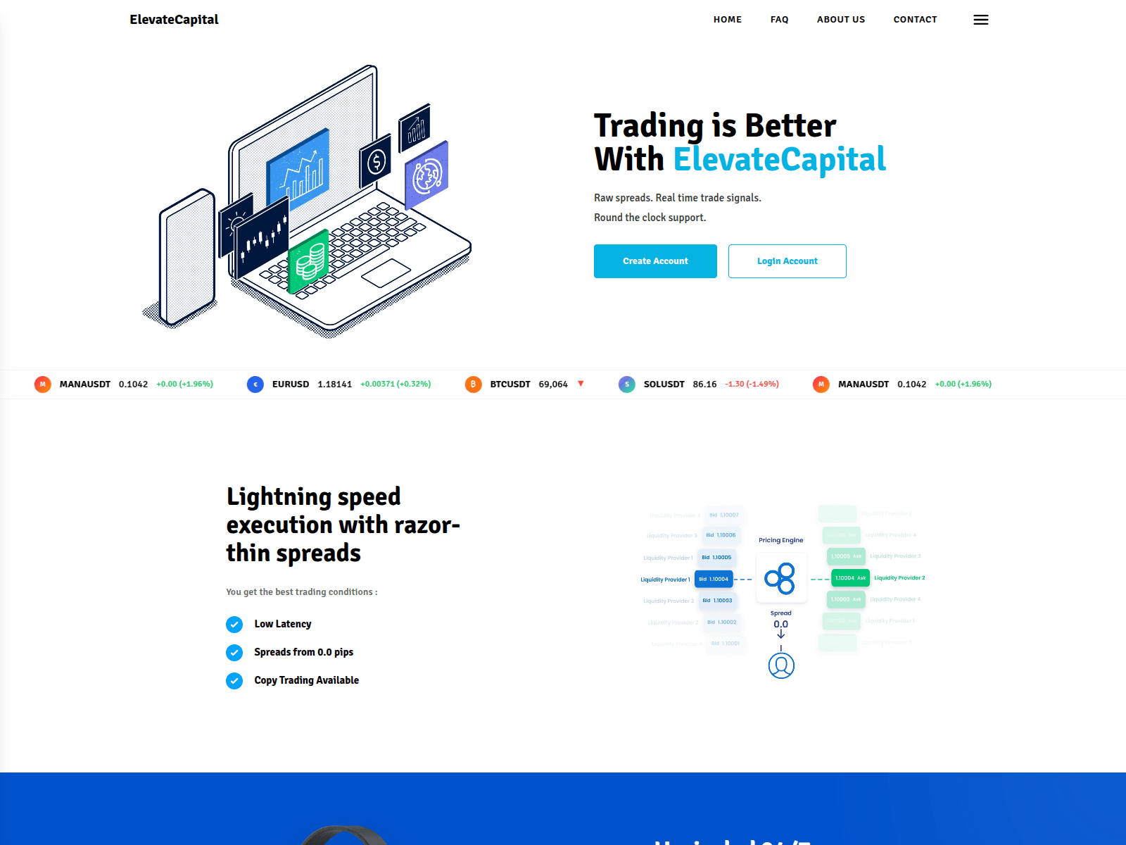 Screenshot of elevatecapital.pro