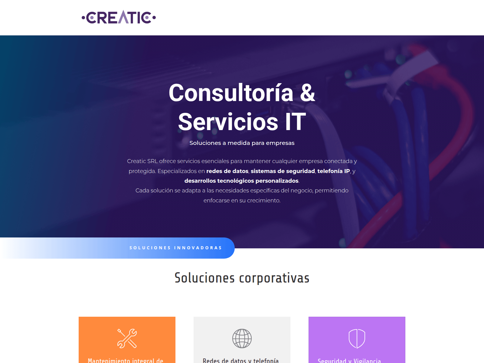 Screenshot of creatic.com.ar