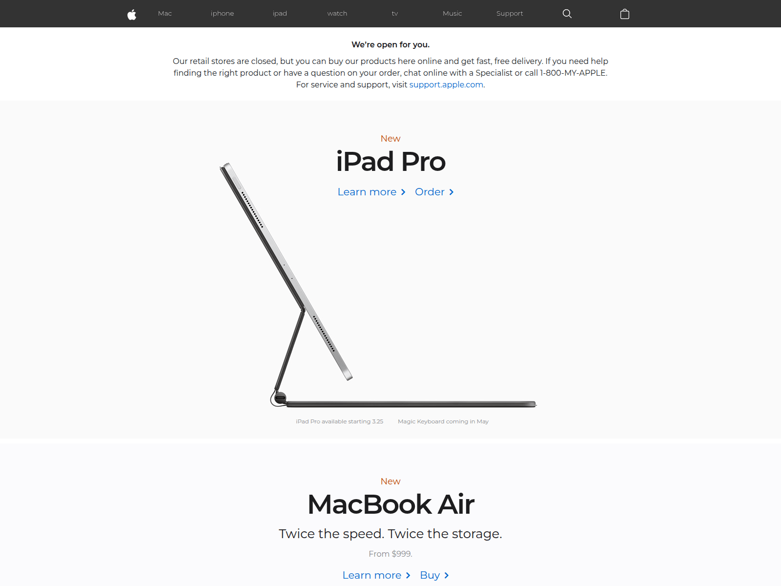 Screenshot of apple-web-clone-beige.vercel.app