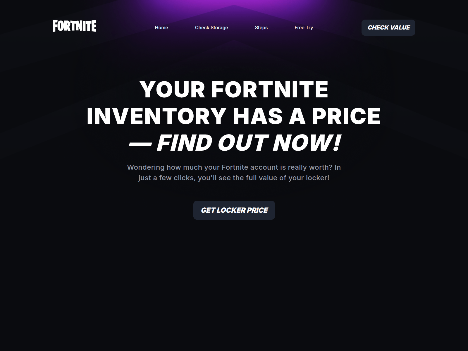 Screenshot of fortloot.pro