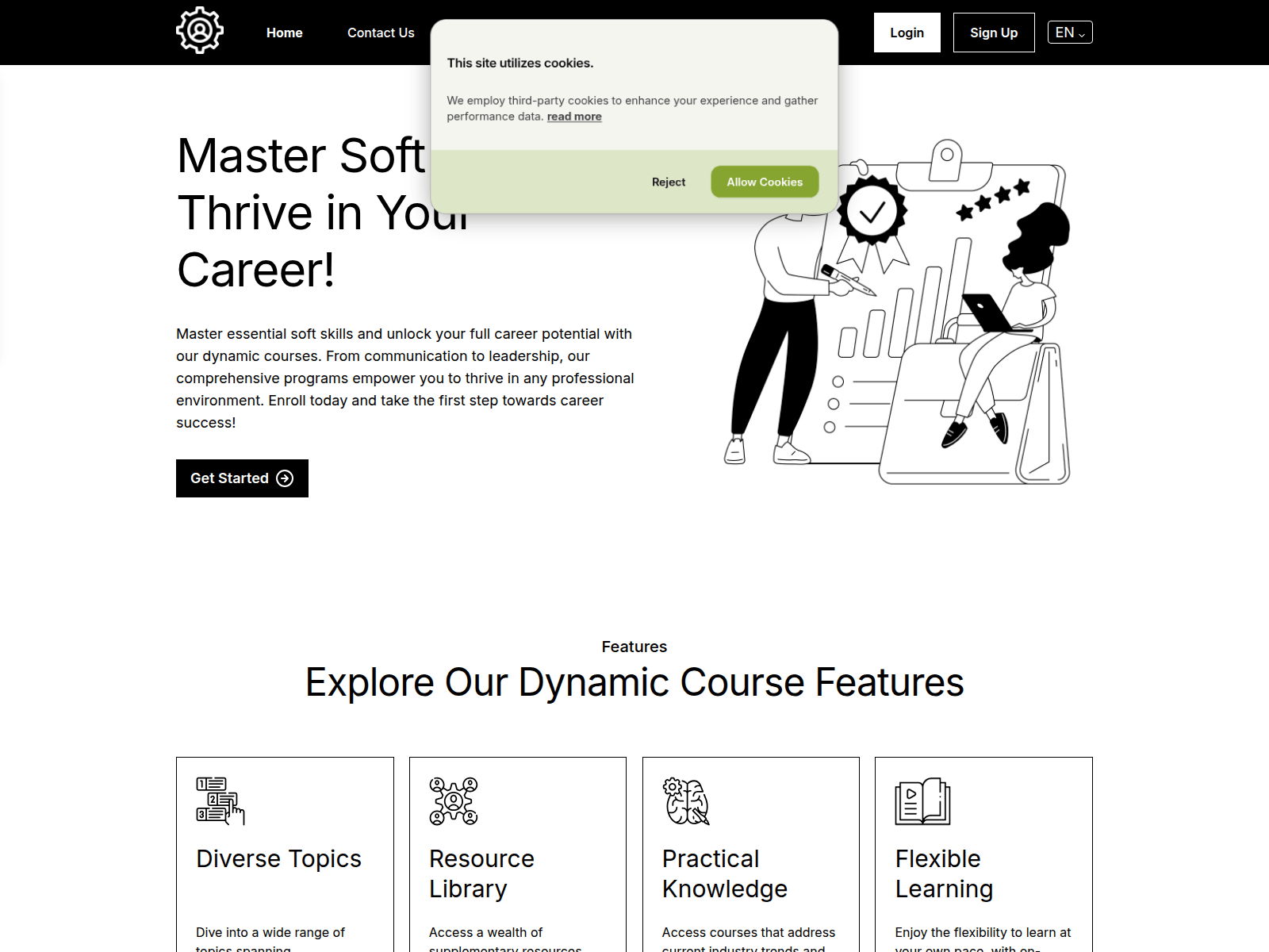 Screenshot of skilltumsof.com