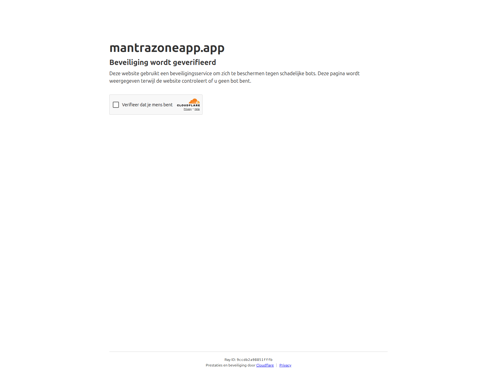 Screenshot of mantrazoneapp.app