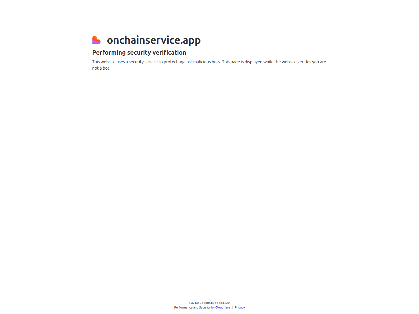 Screenshot of onchainservice.app