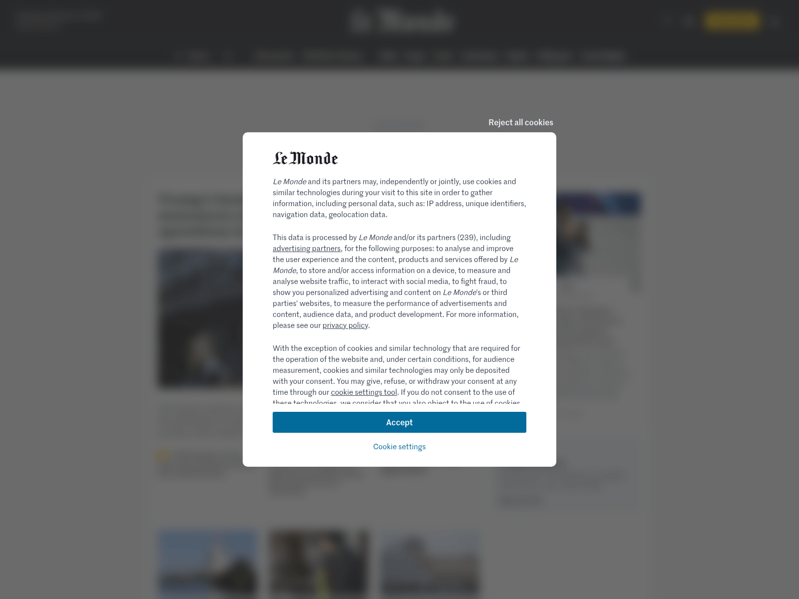 Screenshot of france-relay.app