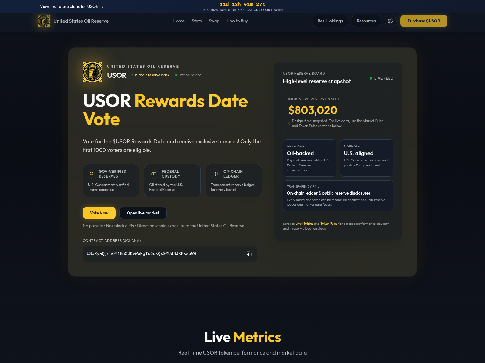 Screenshot of votes-usor.app