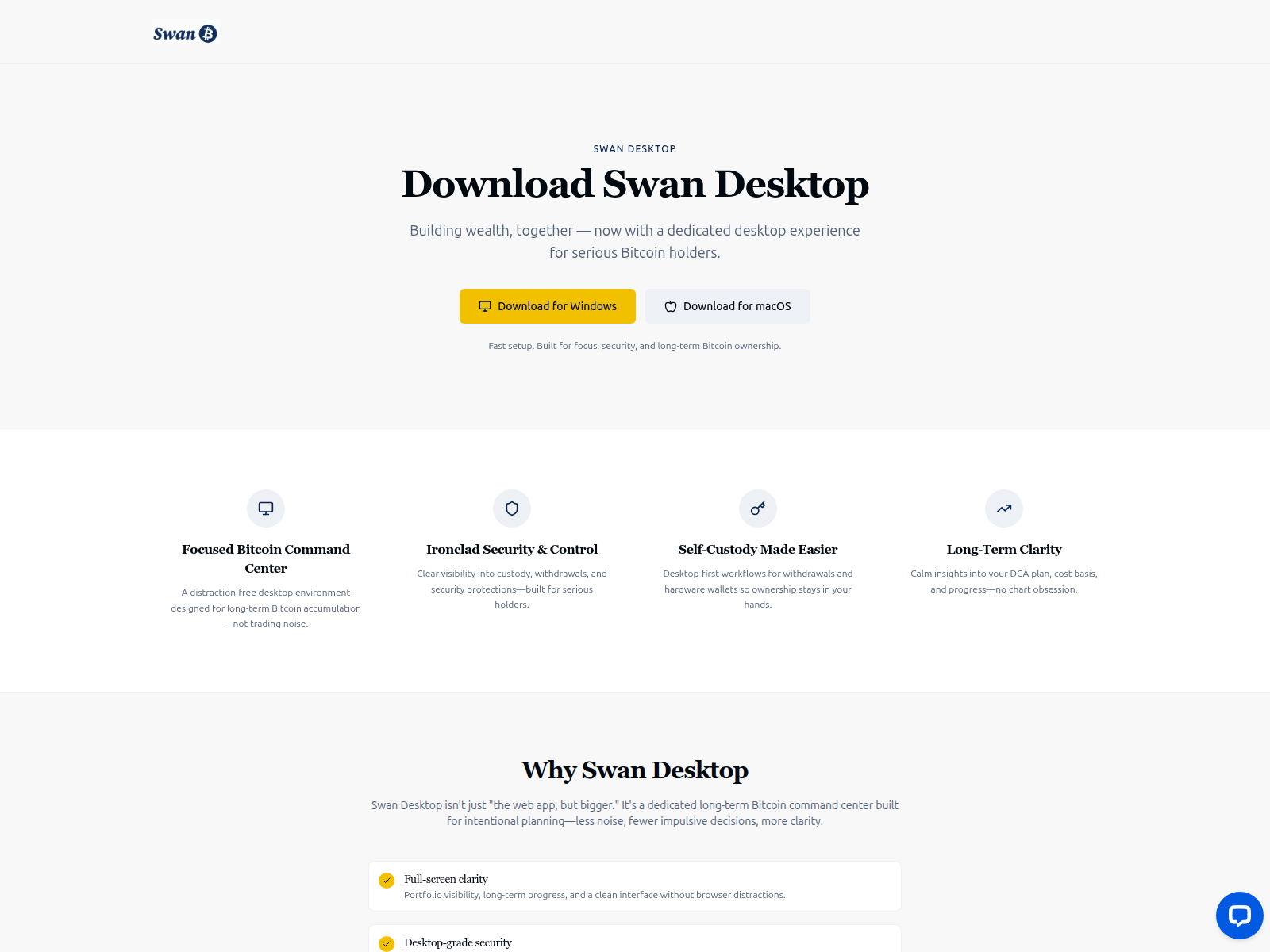Screenshot of swamdesktop.app