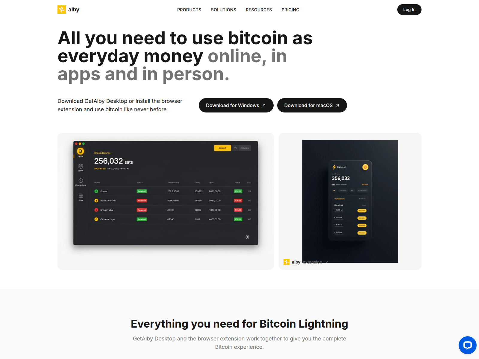 Screenshot of getalbydesktop.app