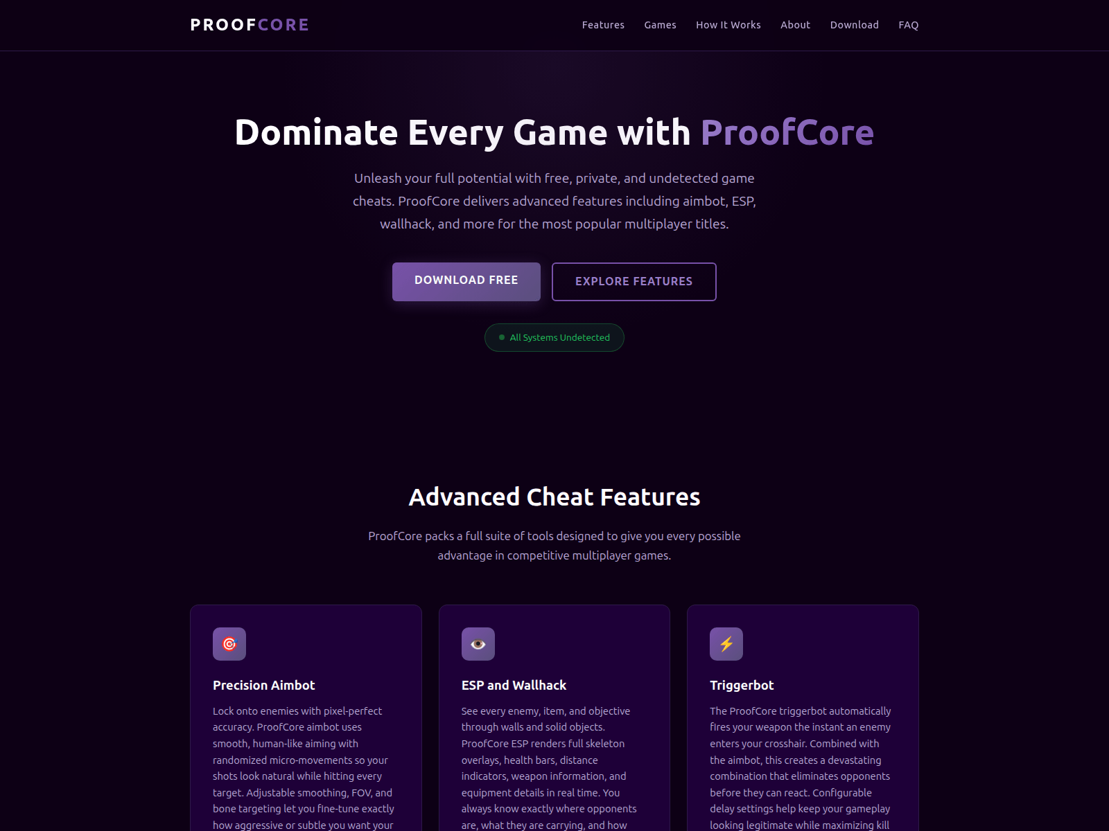 Screenshot of proofcore.app