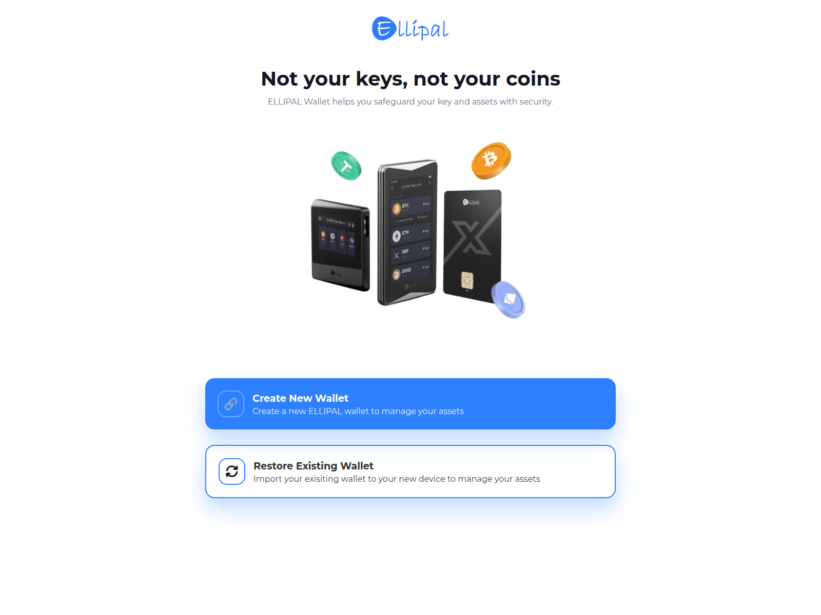 Screenshot of coldwalletupdate.com