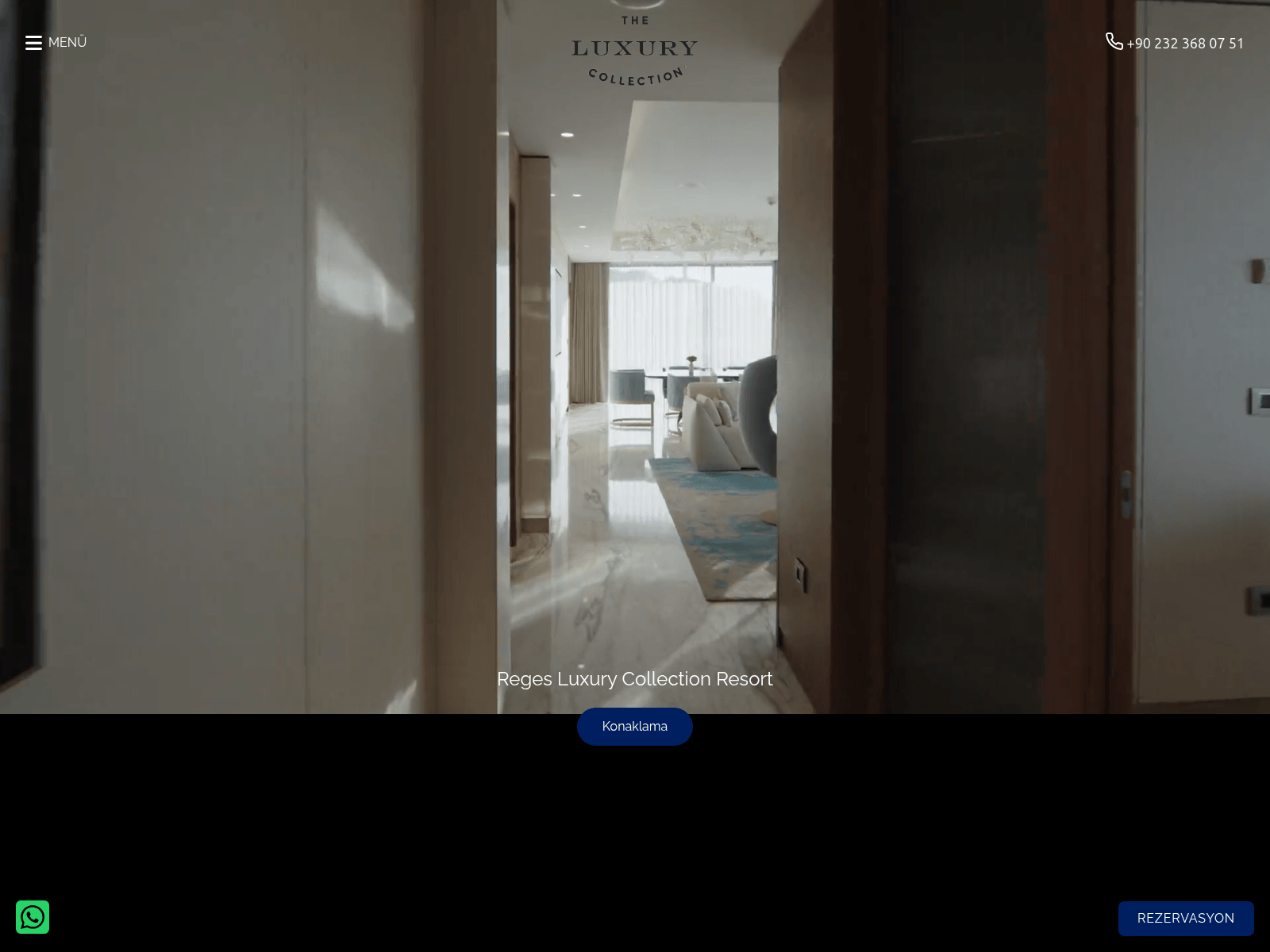 Screenshot of regnumluxuryhotels.com
