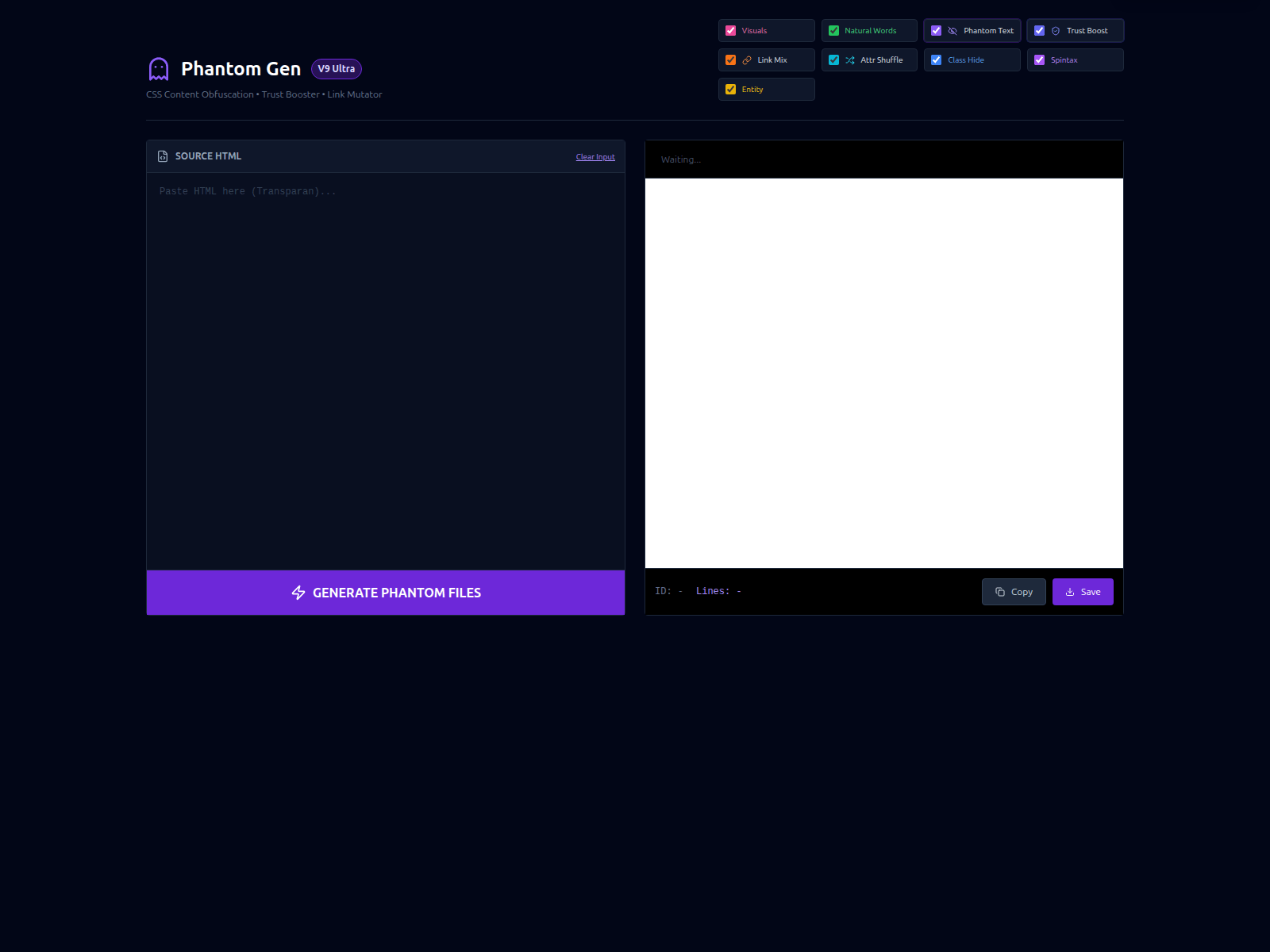 Screenshot of pyreflood.com