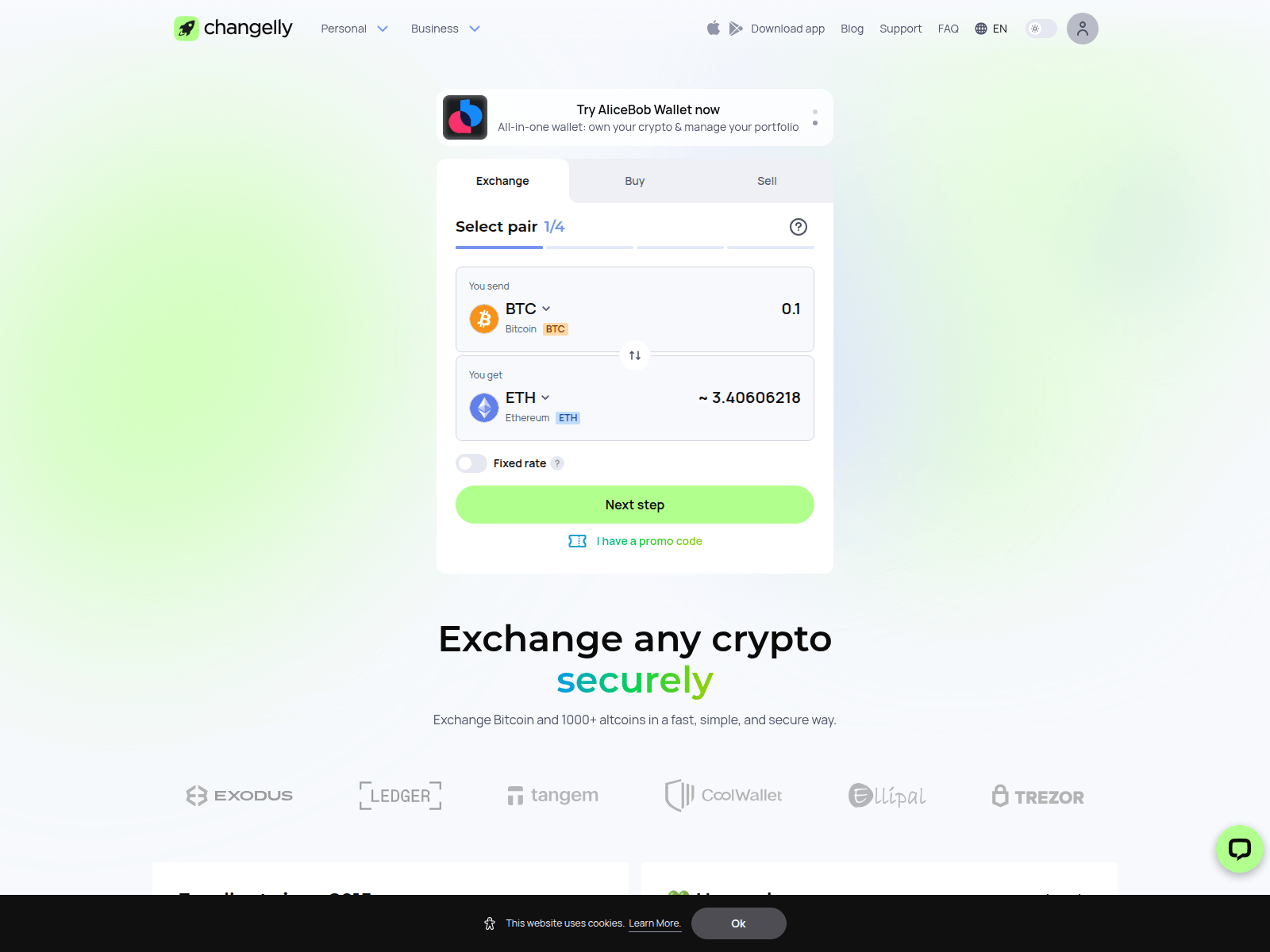 Screenshot of changelmy.com